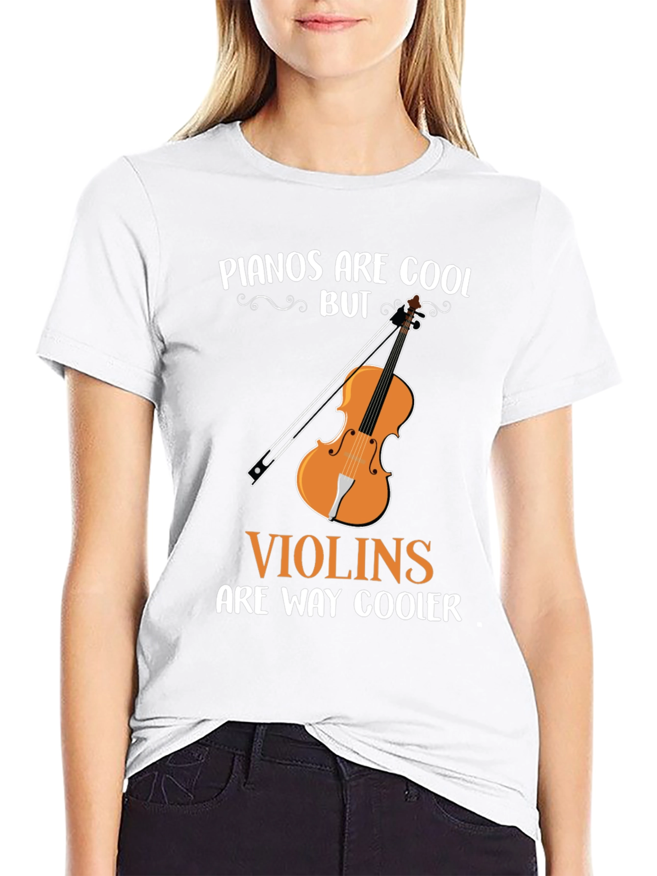 Pianos Are Cool But Violins Are Way Cooler T-Shirt