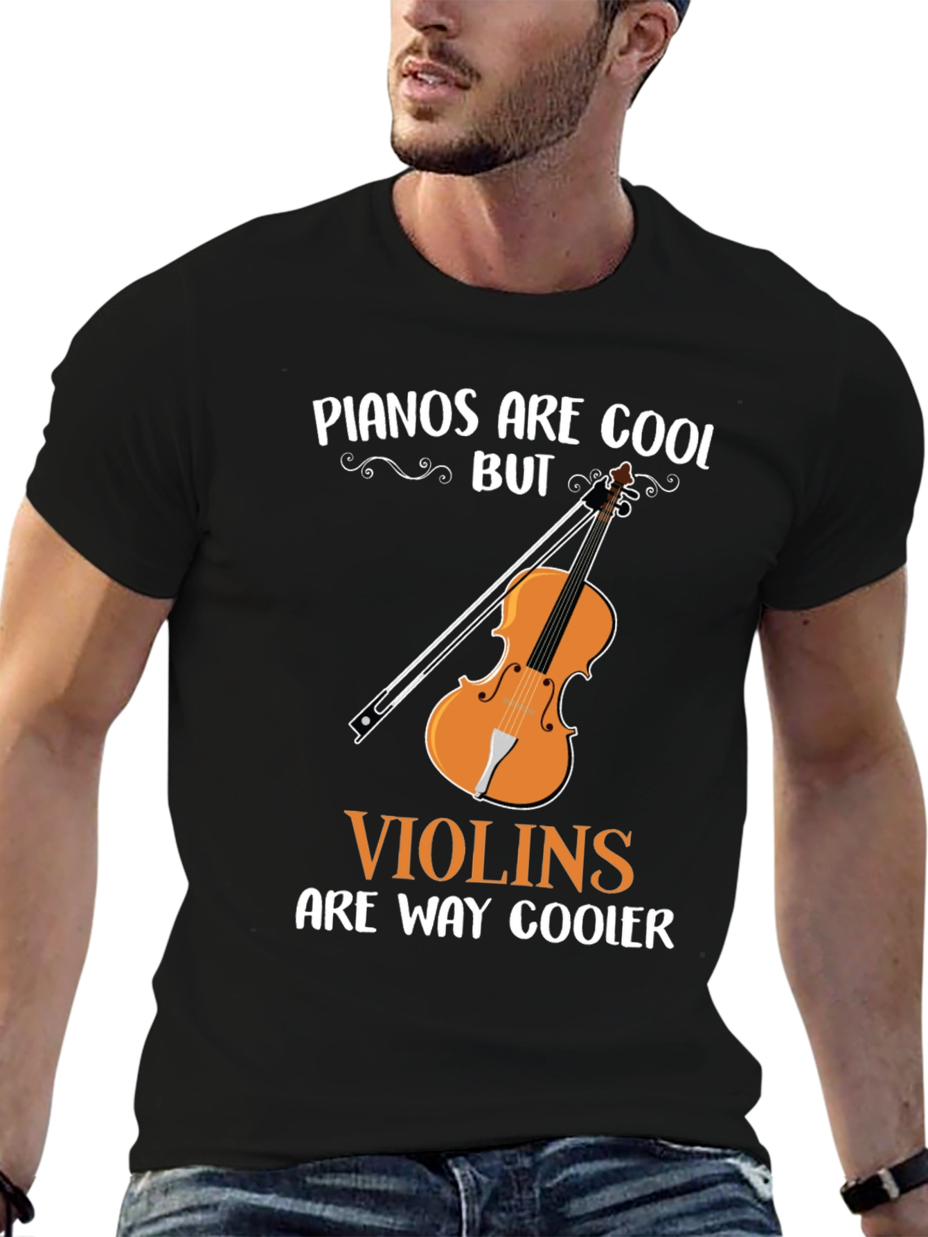 Pianos Are Cool But Violins Are Way Cooler T-Shirt