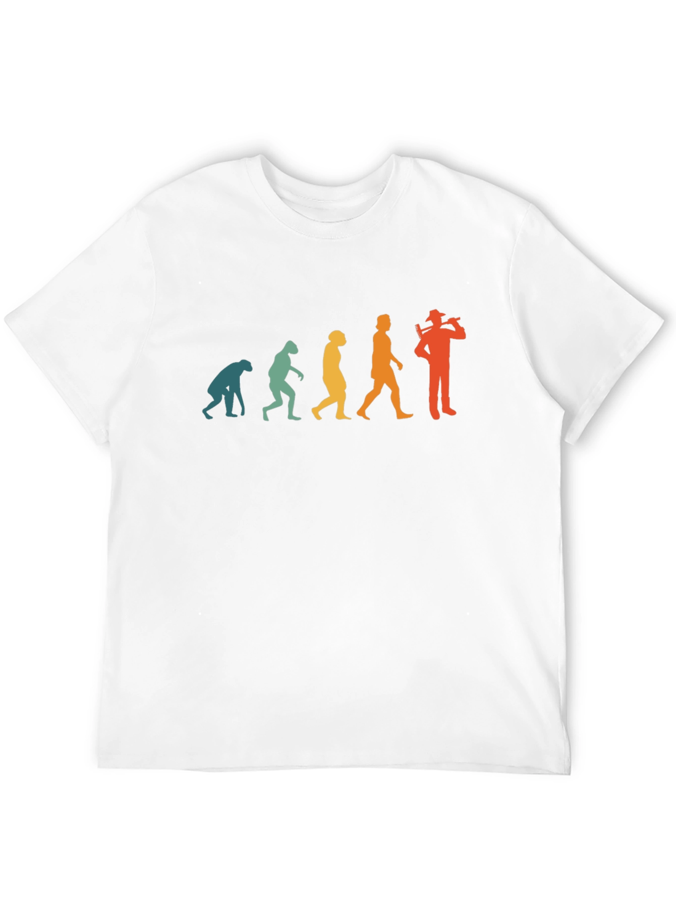 Evolution of the Guitarist Graphic T-Shirt