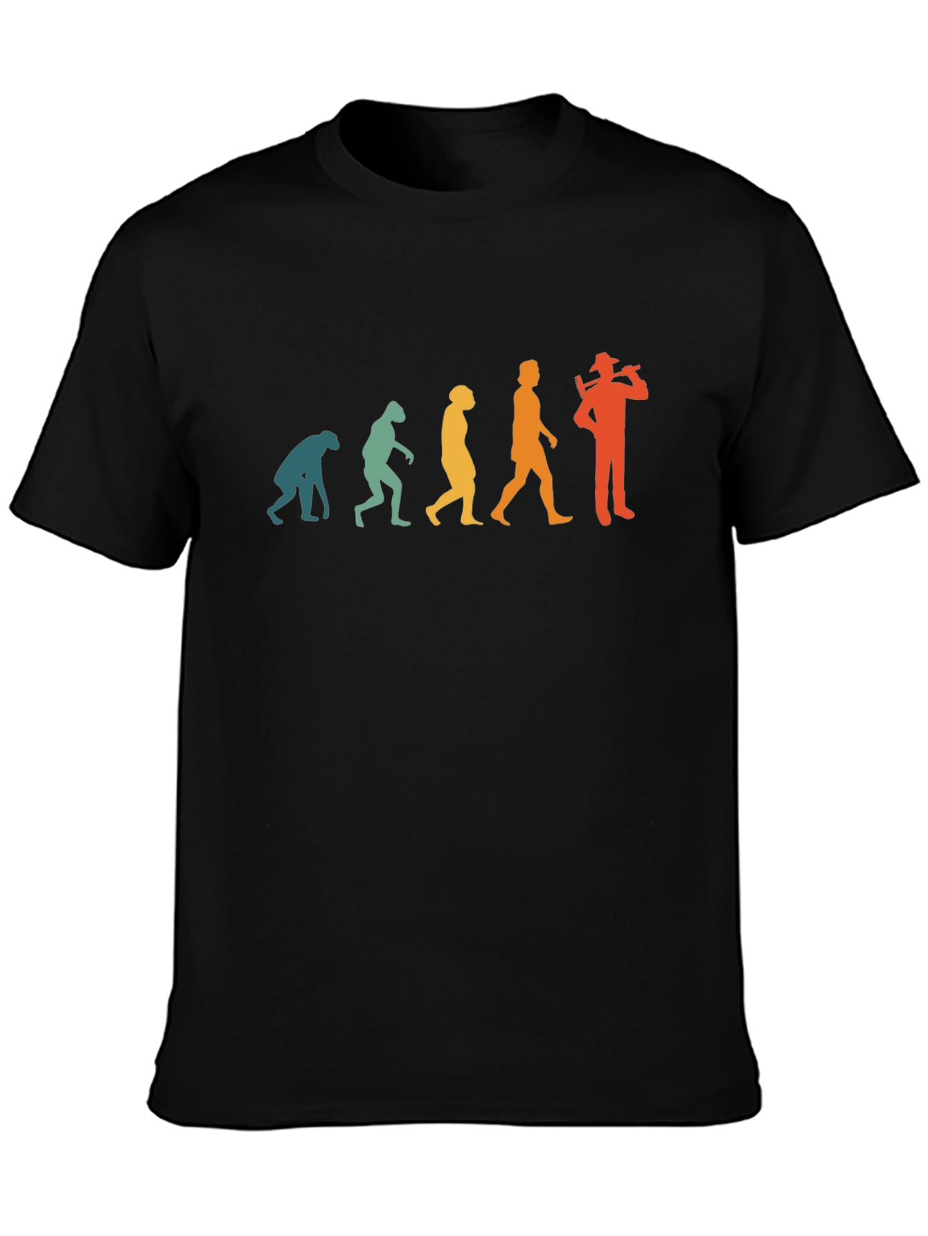Evolution of the Guitarist Graphic T-Shirt