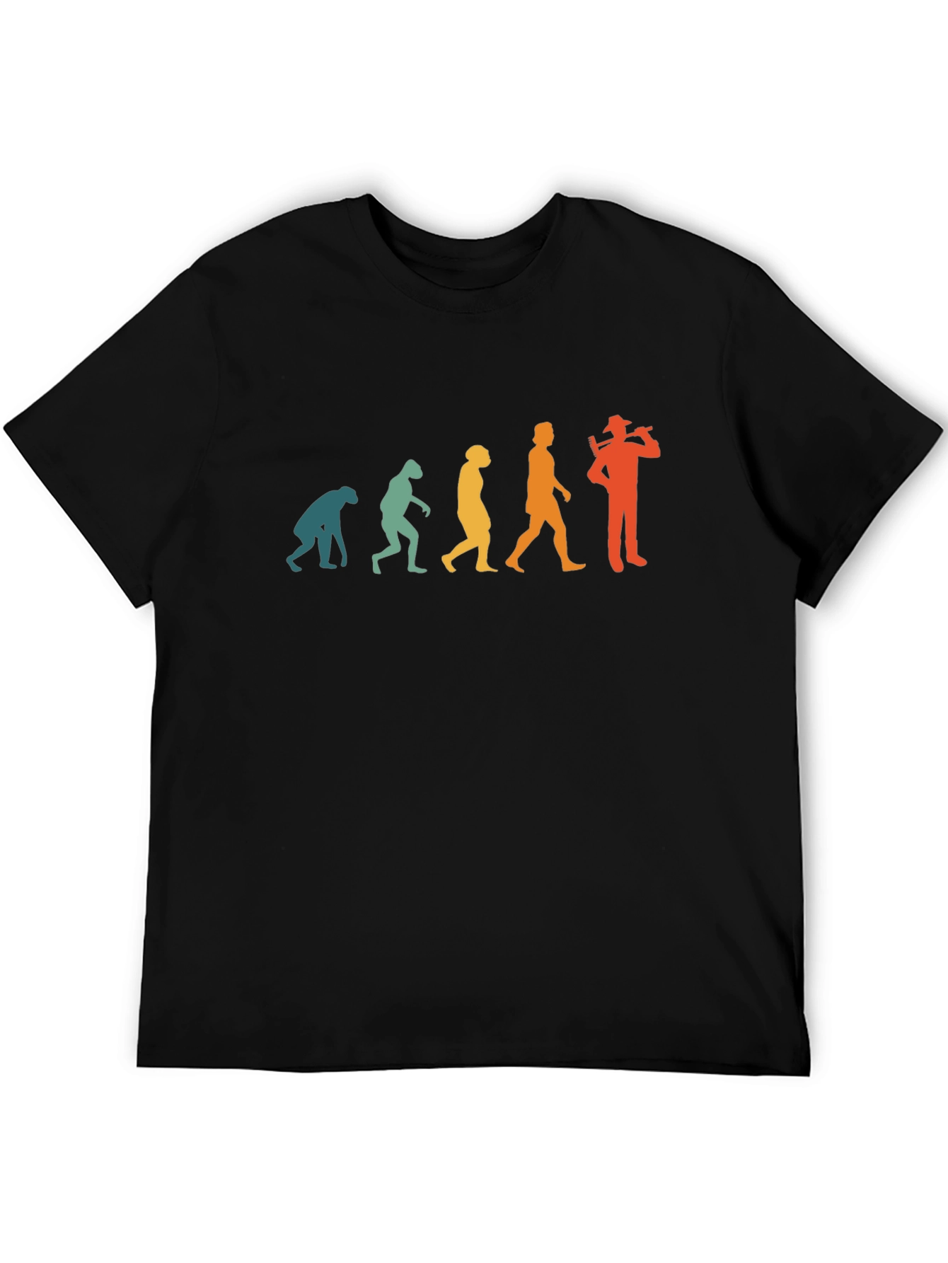 Evolution of the Guitarist Graphic T-Shirt