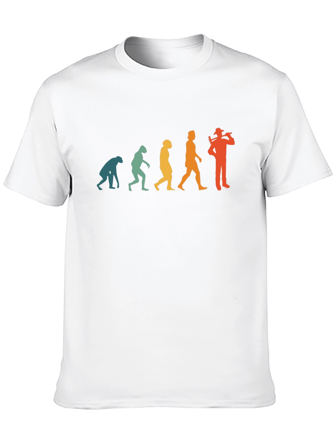 Evolution of the Guitarist Graphic T-Shirt