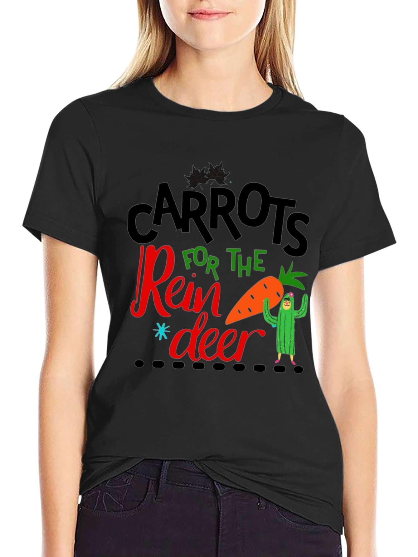 Carrots for the Reindeer Graphic T-Shirt
