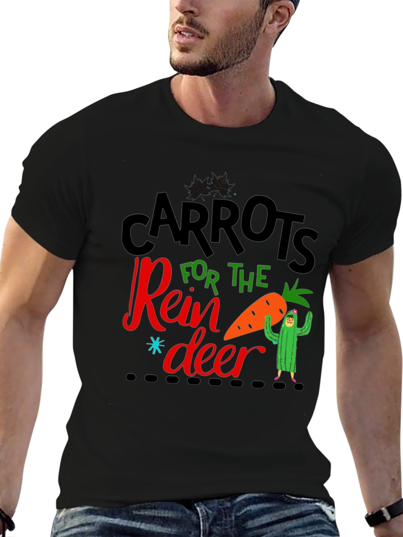 Carrots for the Reindeer Graphic T-Shirt