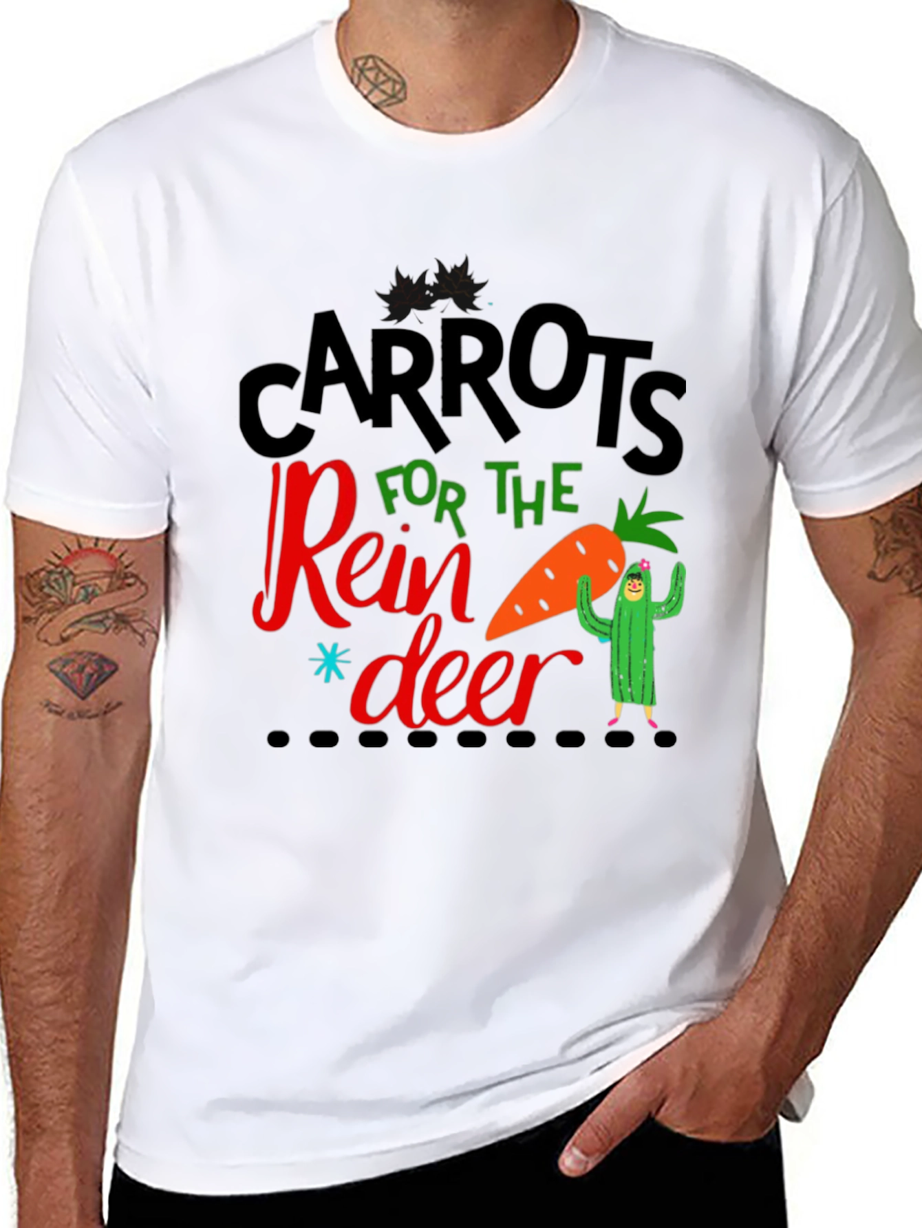 Carrots for the Reindeer Graphic T-Shirt