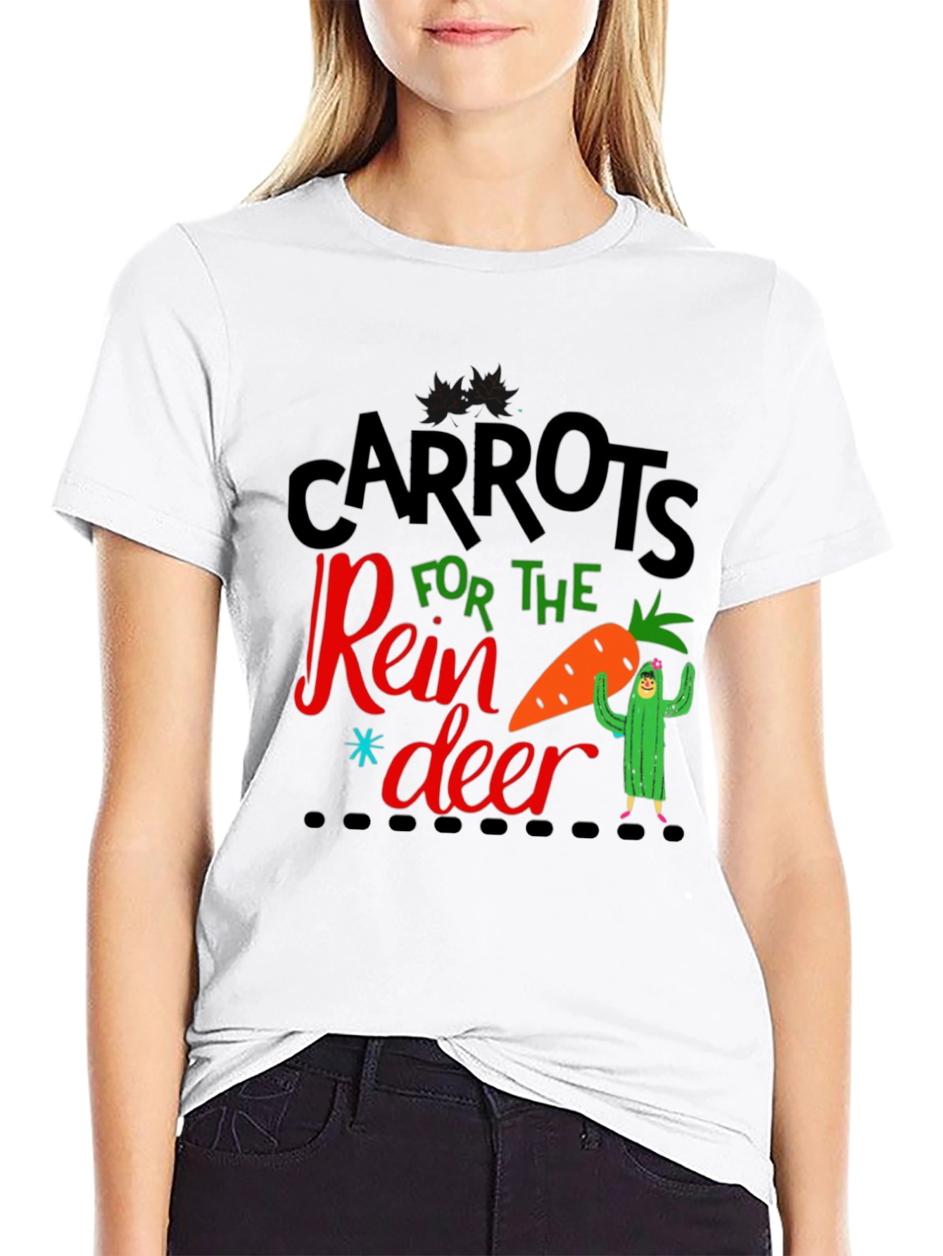 Carrots for the Reindeer Graphic T-Shirt