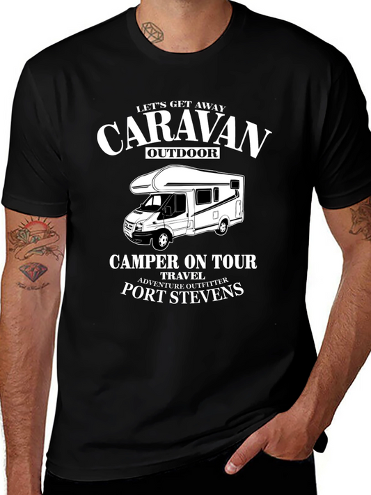 Caravan Outdoor Camper T-Shirt: Port Stevens Adventure
