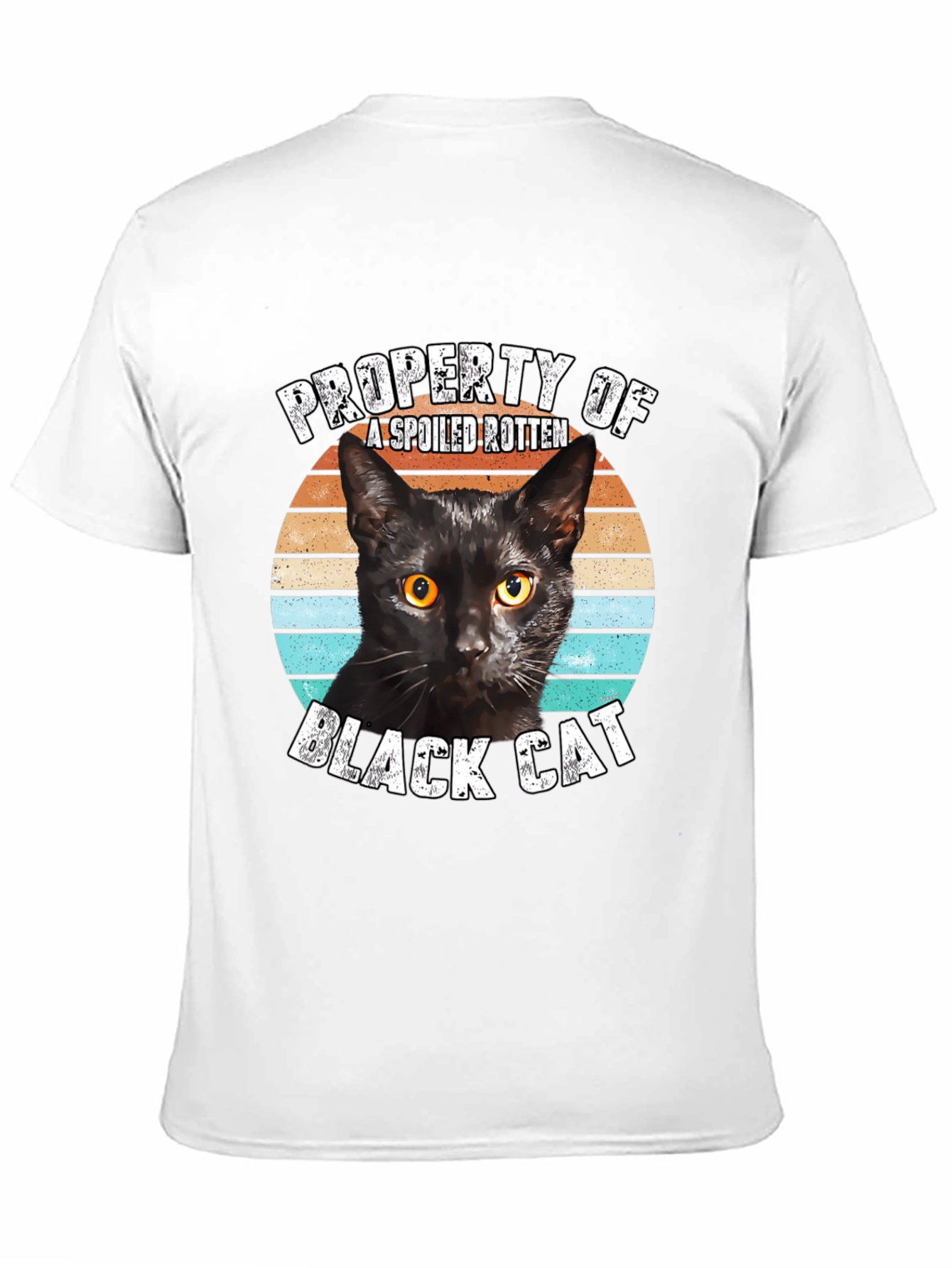 Property of a Spoiled Rotten Black Cat Graphic Tee