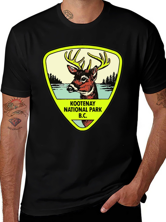 Kootenay National Park T-Shirt - Deer Graphic Tee