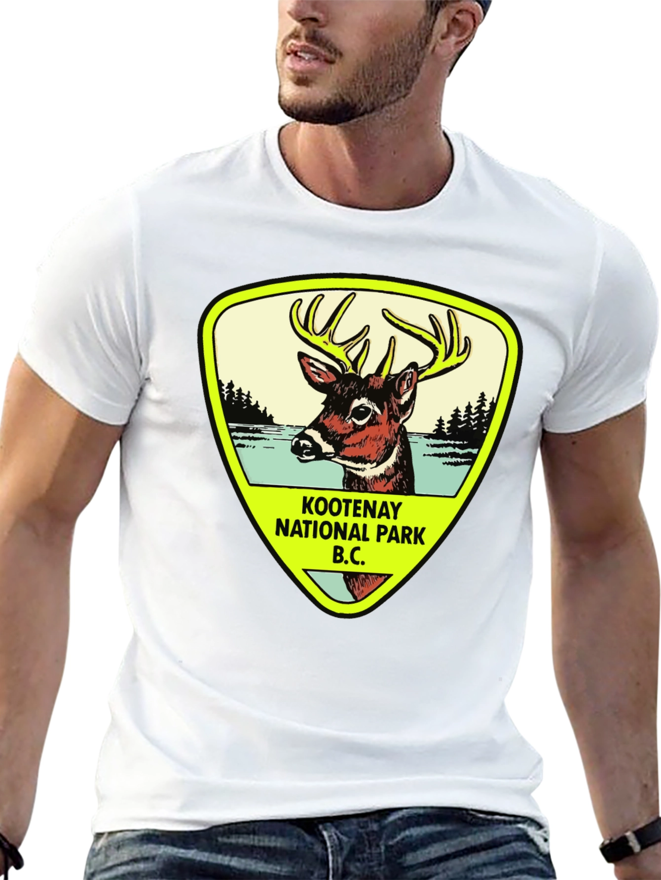 Kootenay National Park T-Shirt - Deer Graphic Tee