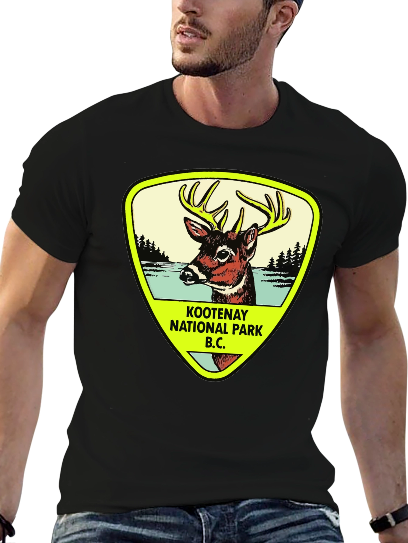Kootenay National Park T-Shirt - Deer Graphic Tee