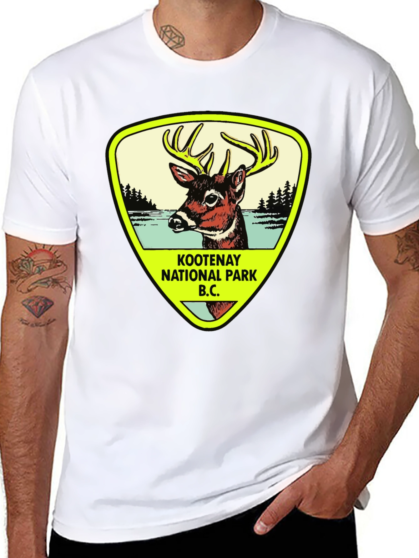 Kootenay National Park T-Shirt - Deer Graphic Tee