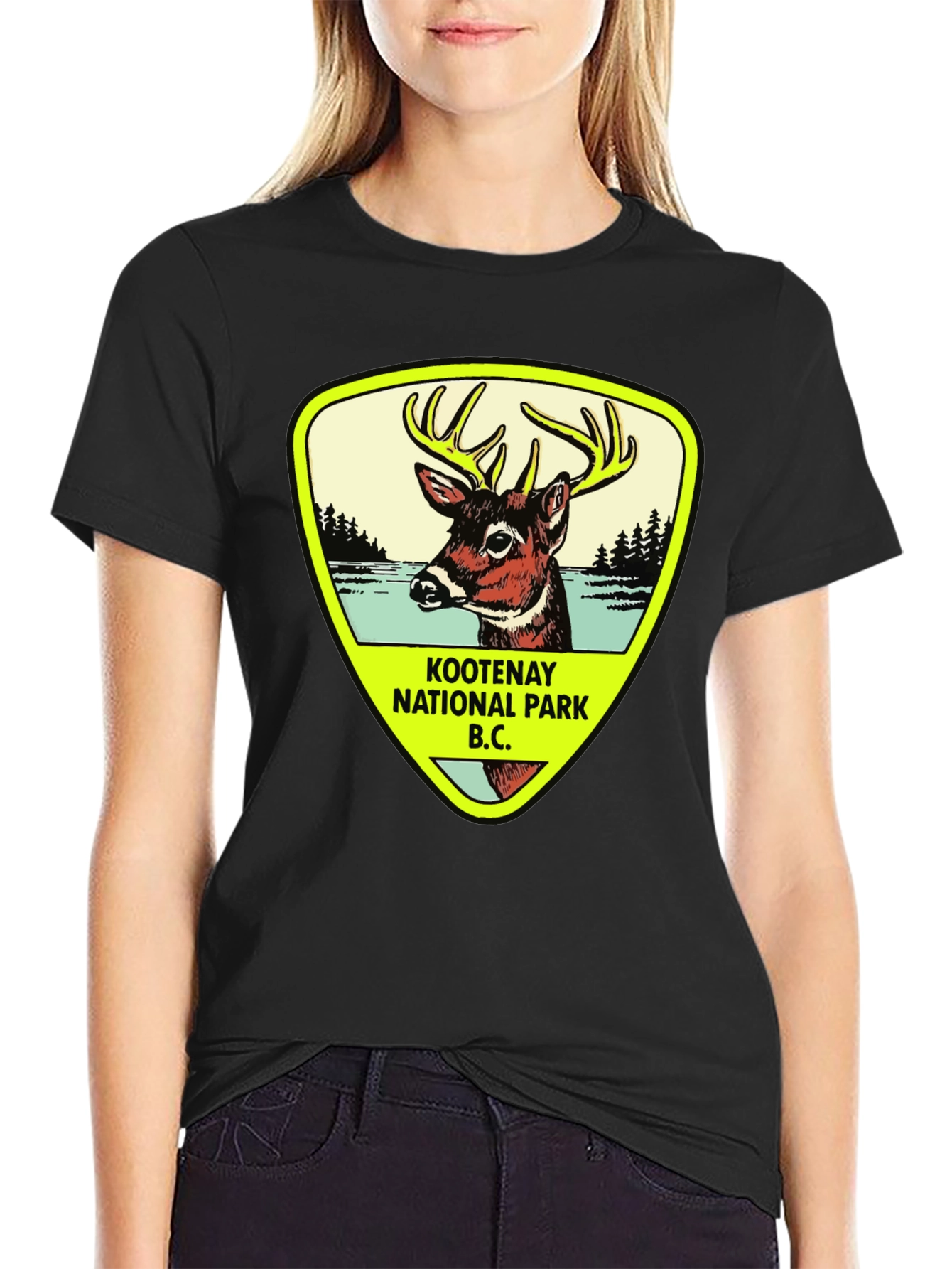 Kootenay National Park T-Shirt - Deer Graphic Tee