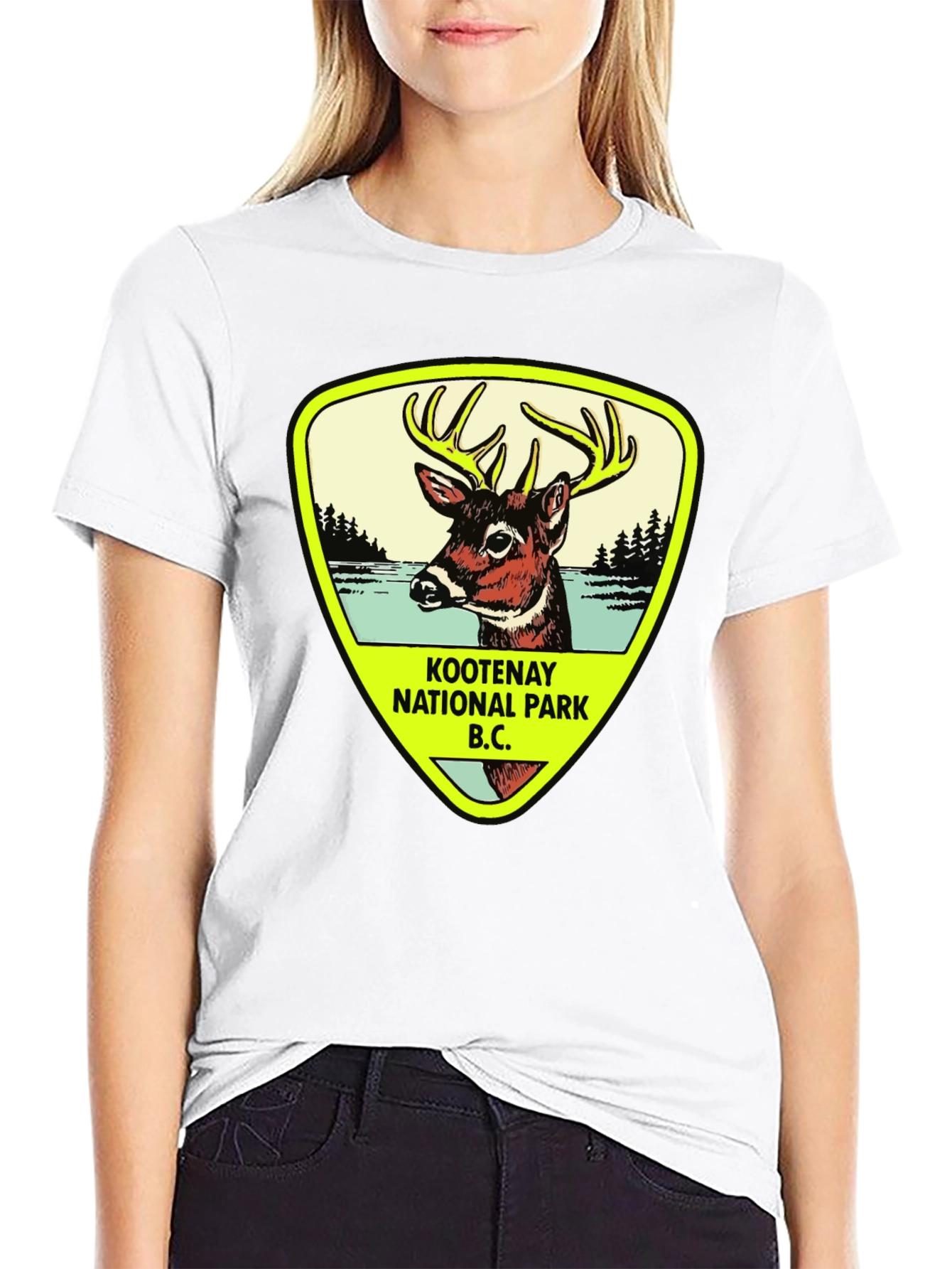 Kootenay National Park T-Shirt - Deer Graphic Tee