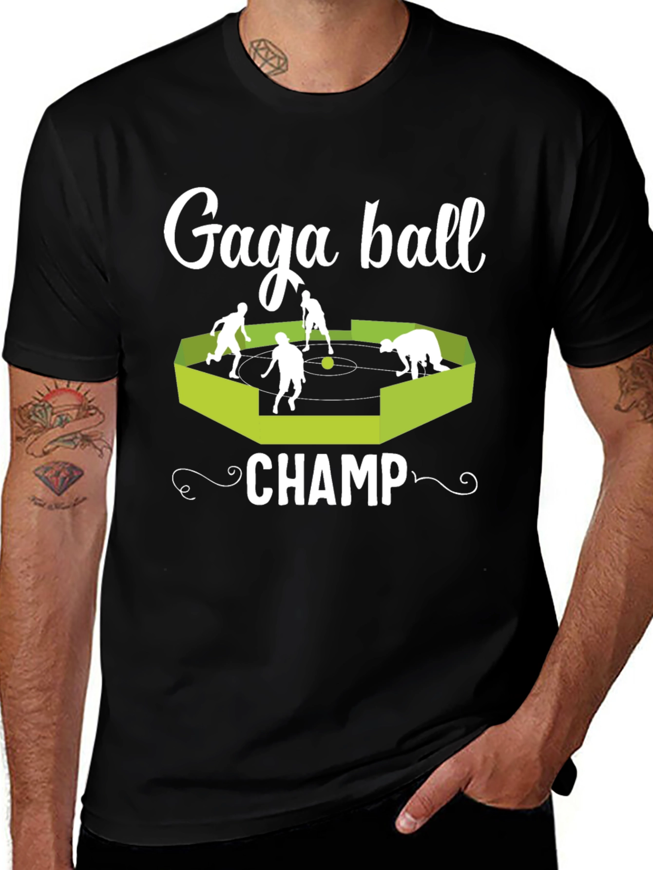 Gaga Ball Champ Graphic T-Shirt