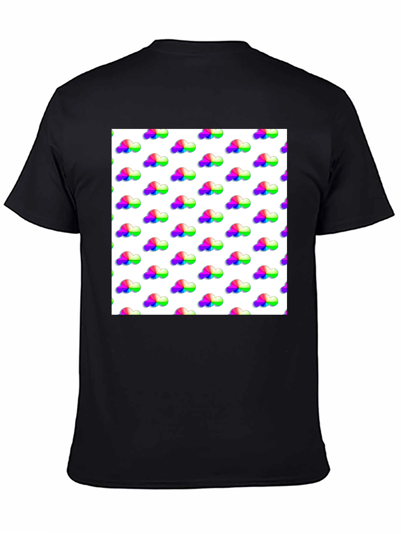 Colorful Cloud Pattern T-Shirt