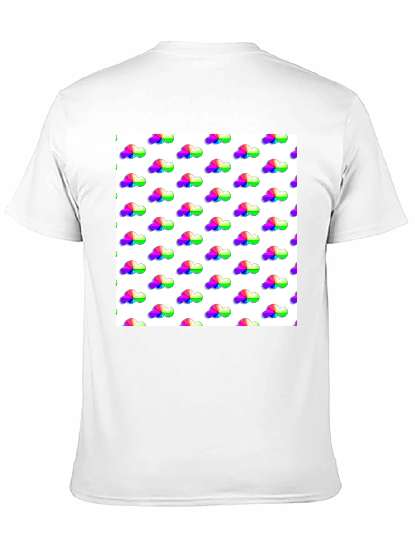 Colorful Cloud Pattern T-Shirt