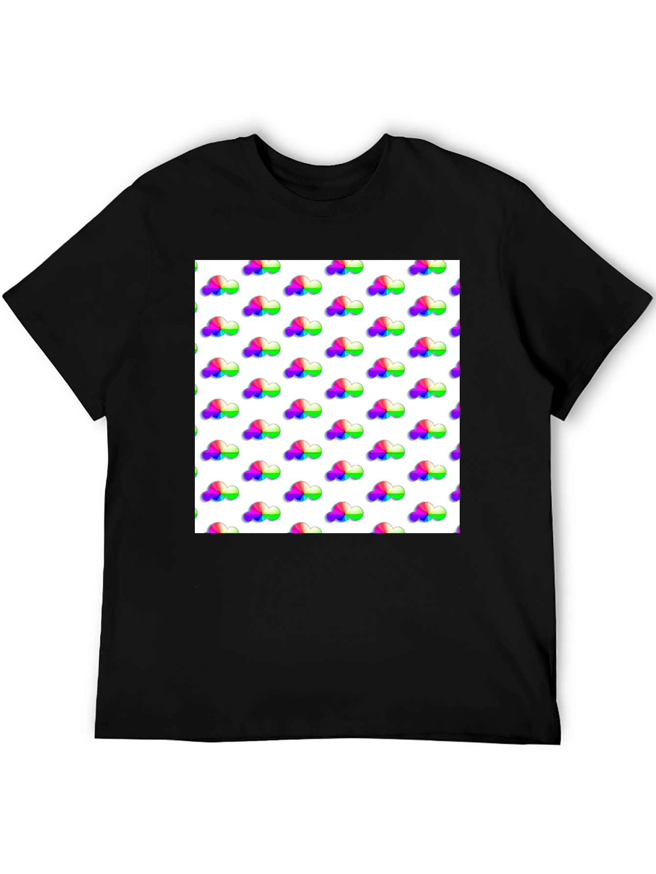 Colorful Cloud Pattern T-Shirt