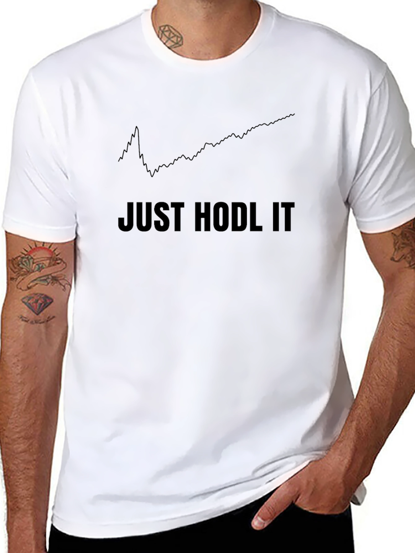 Just Hodl It T-Shirt - Crypto Investing Tee