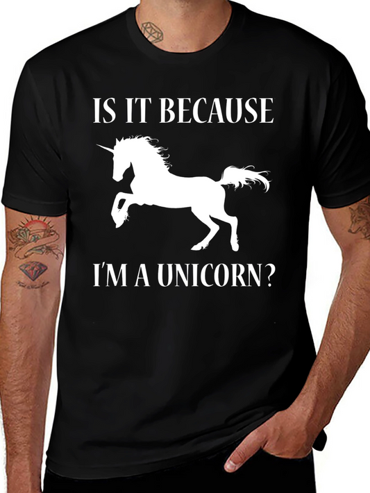 Unicorn Graphic Tee - Funny T-Shirt