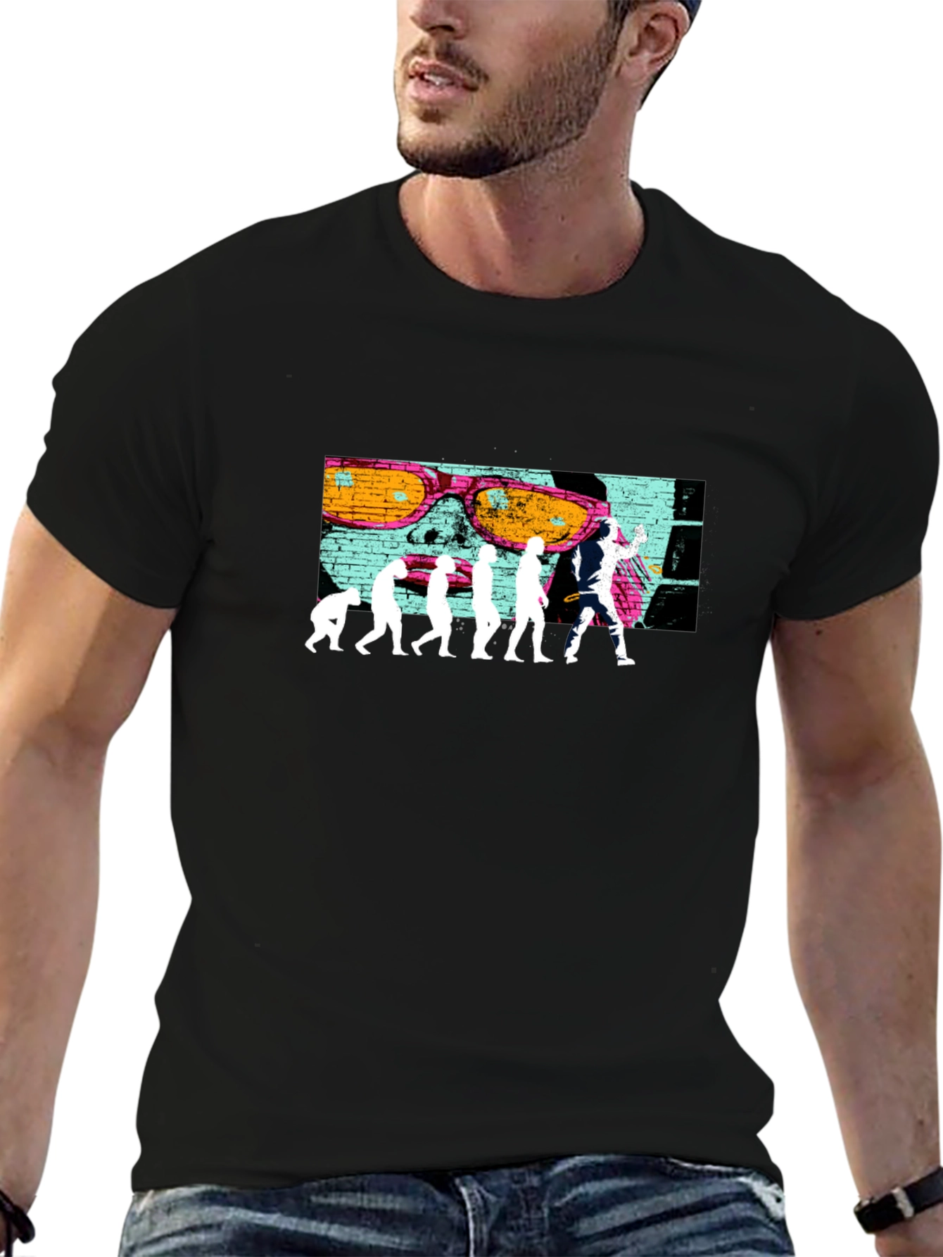Evolution of Party T-Shirt - Black