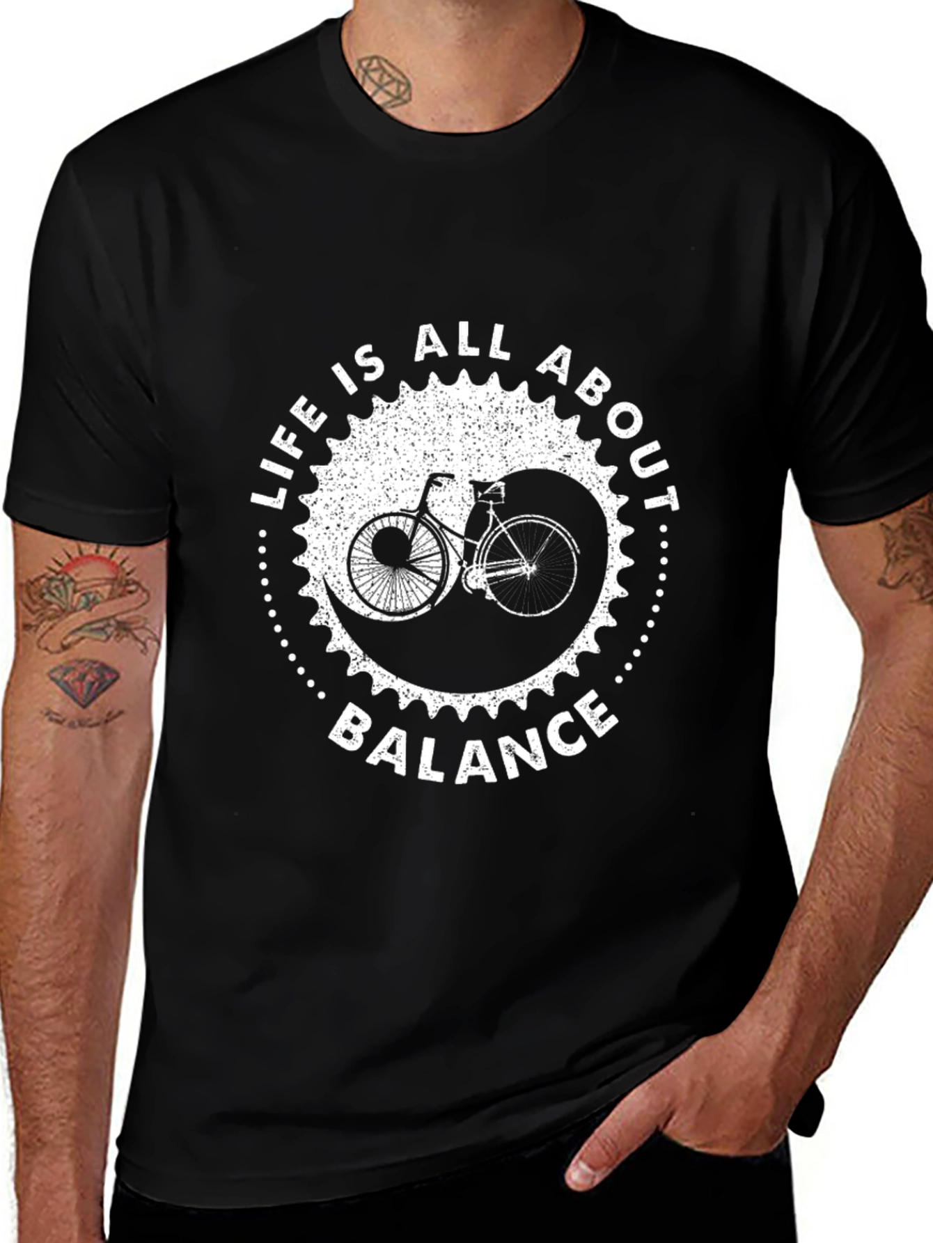 Life is All About Balance Bike T-Shirt