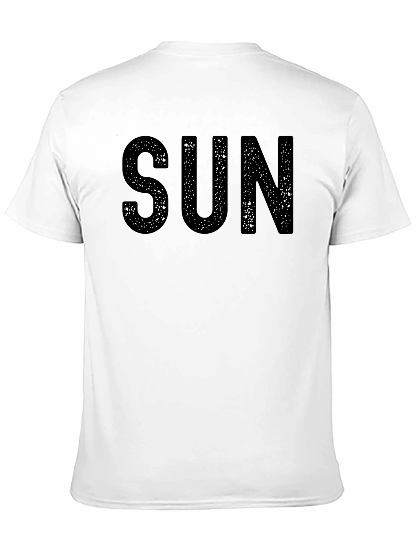 SUN Graphic Black T-Shirt - Casual Menswear