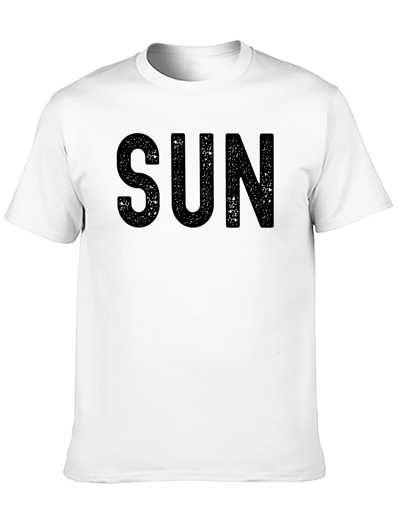 SUN Graphic Black T-Shirt - Casual Menswear