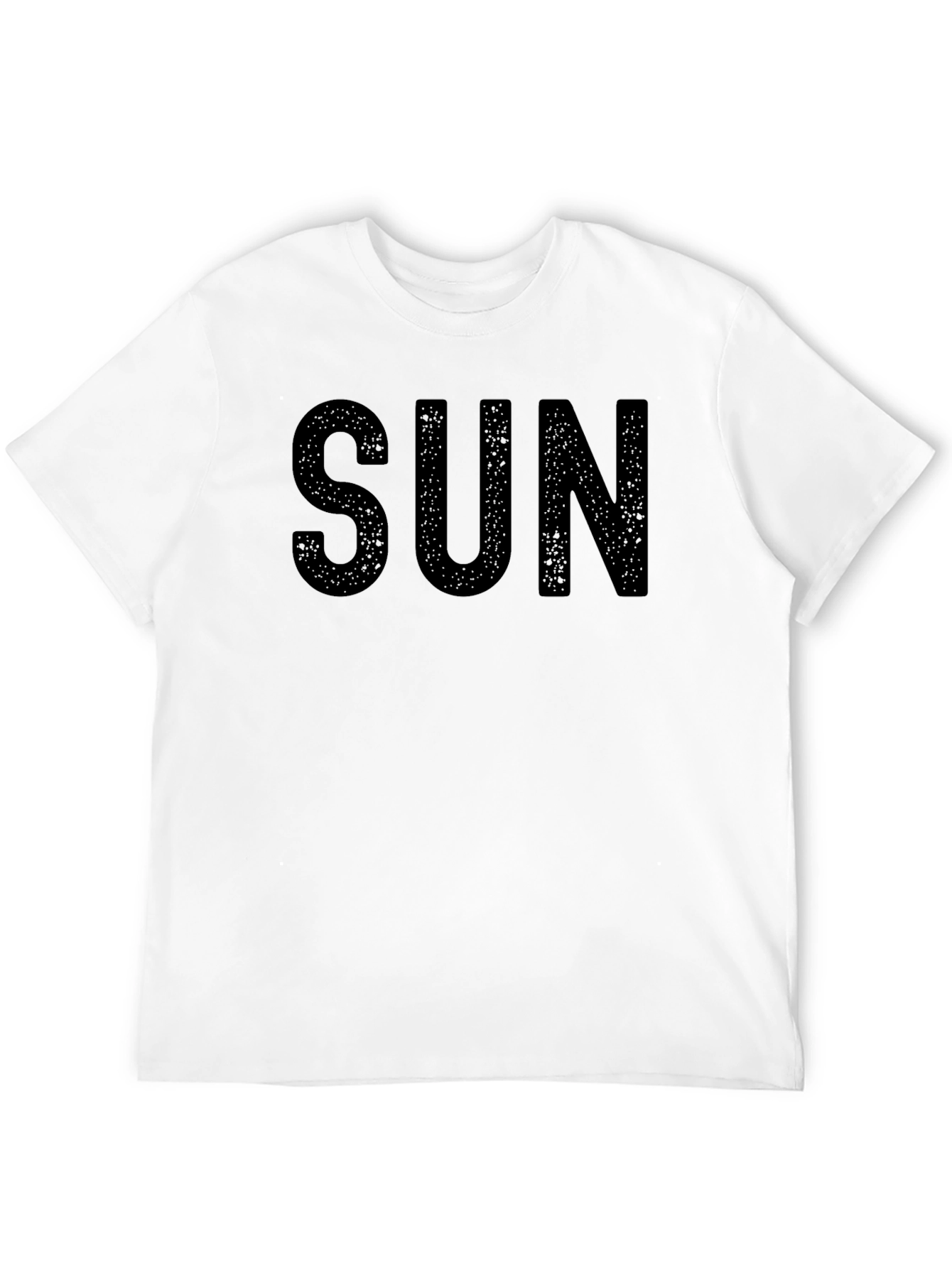 SUN Graphic Black T-Shirt - Casual Menswear