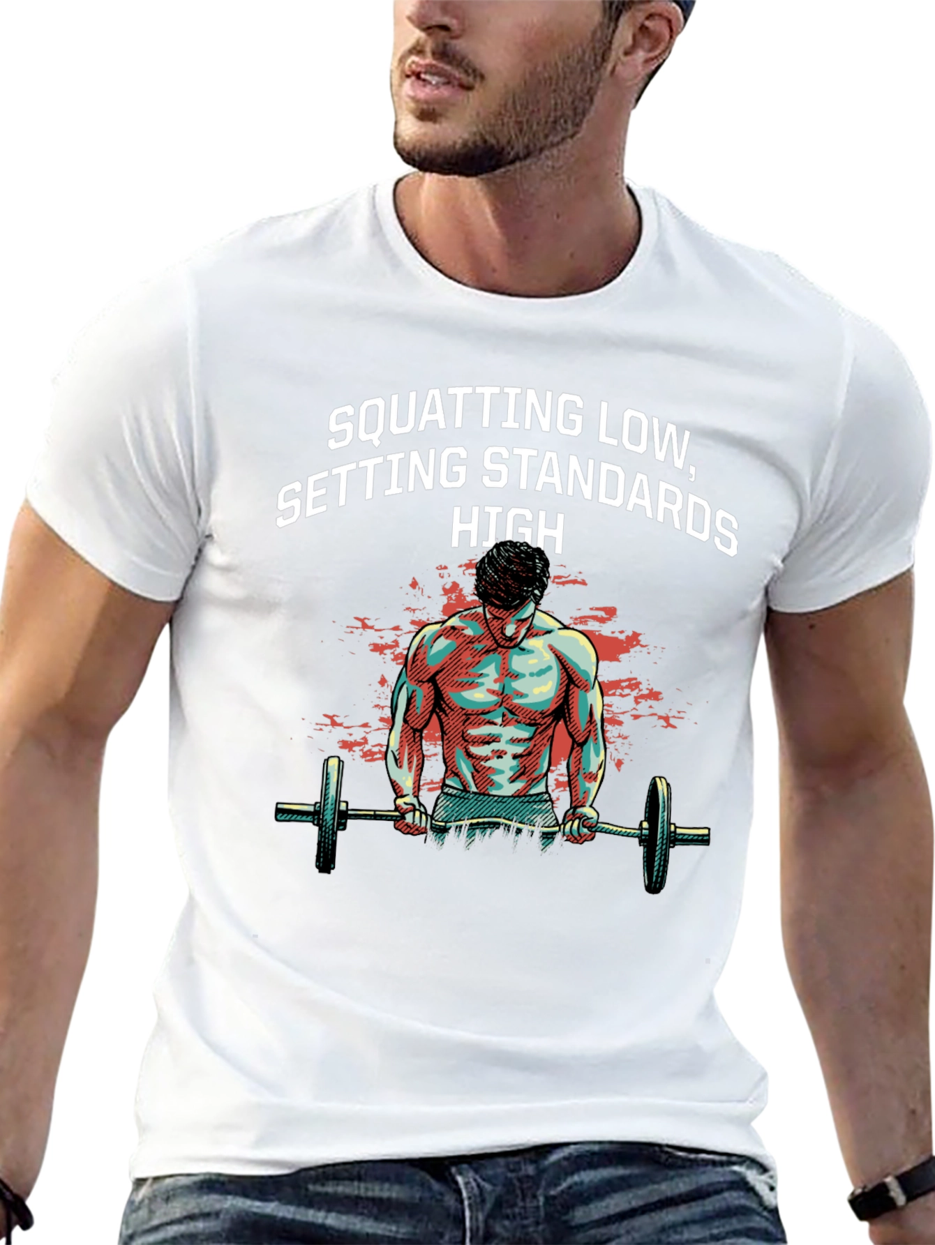 Squatting Standards Graphic Tee - Fitness Apparel