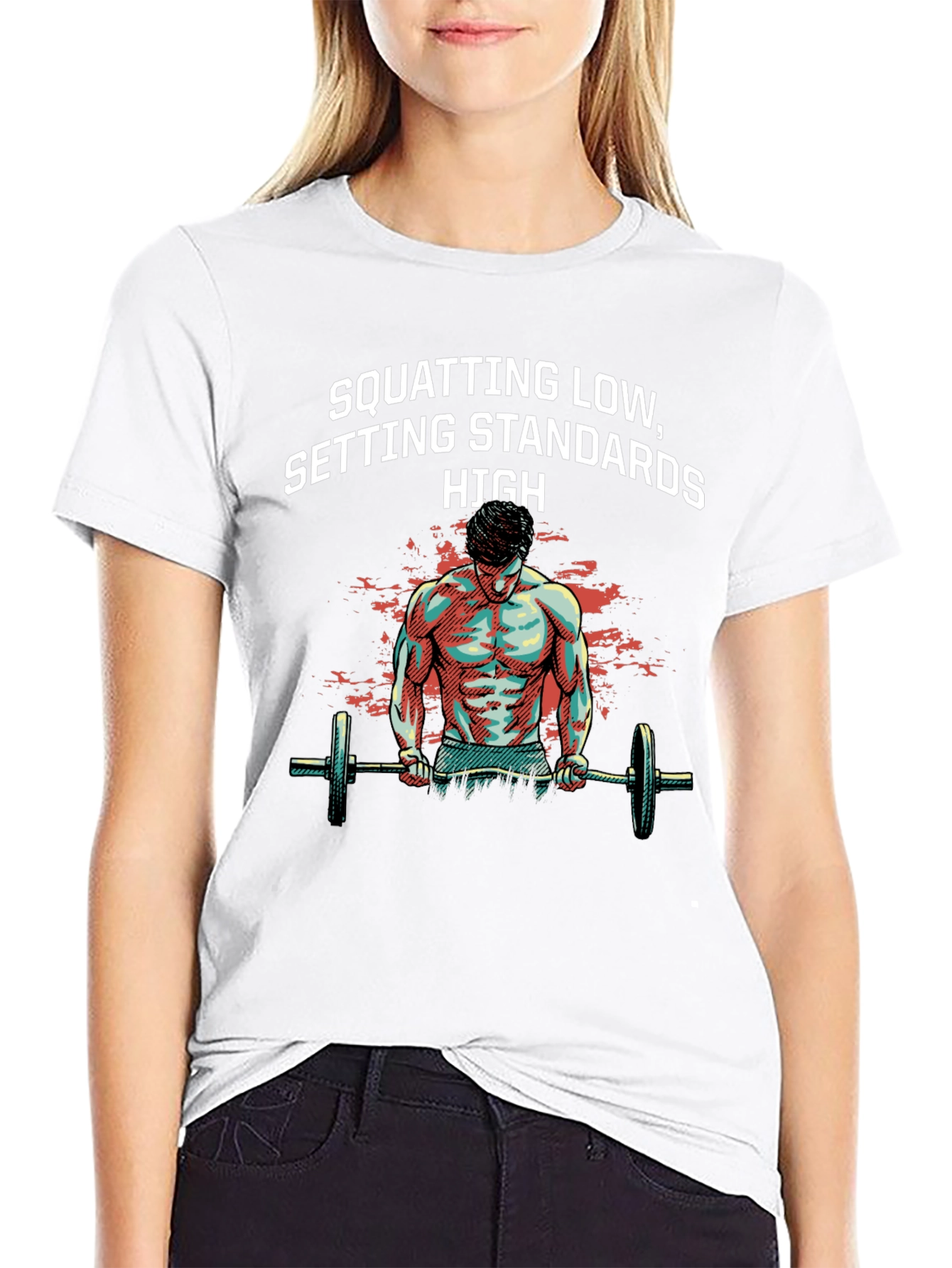 Squatting Standards Graphic Tee - Fitness Apparel