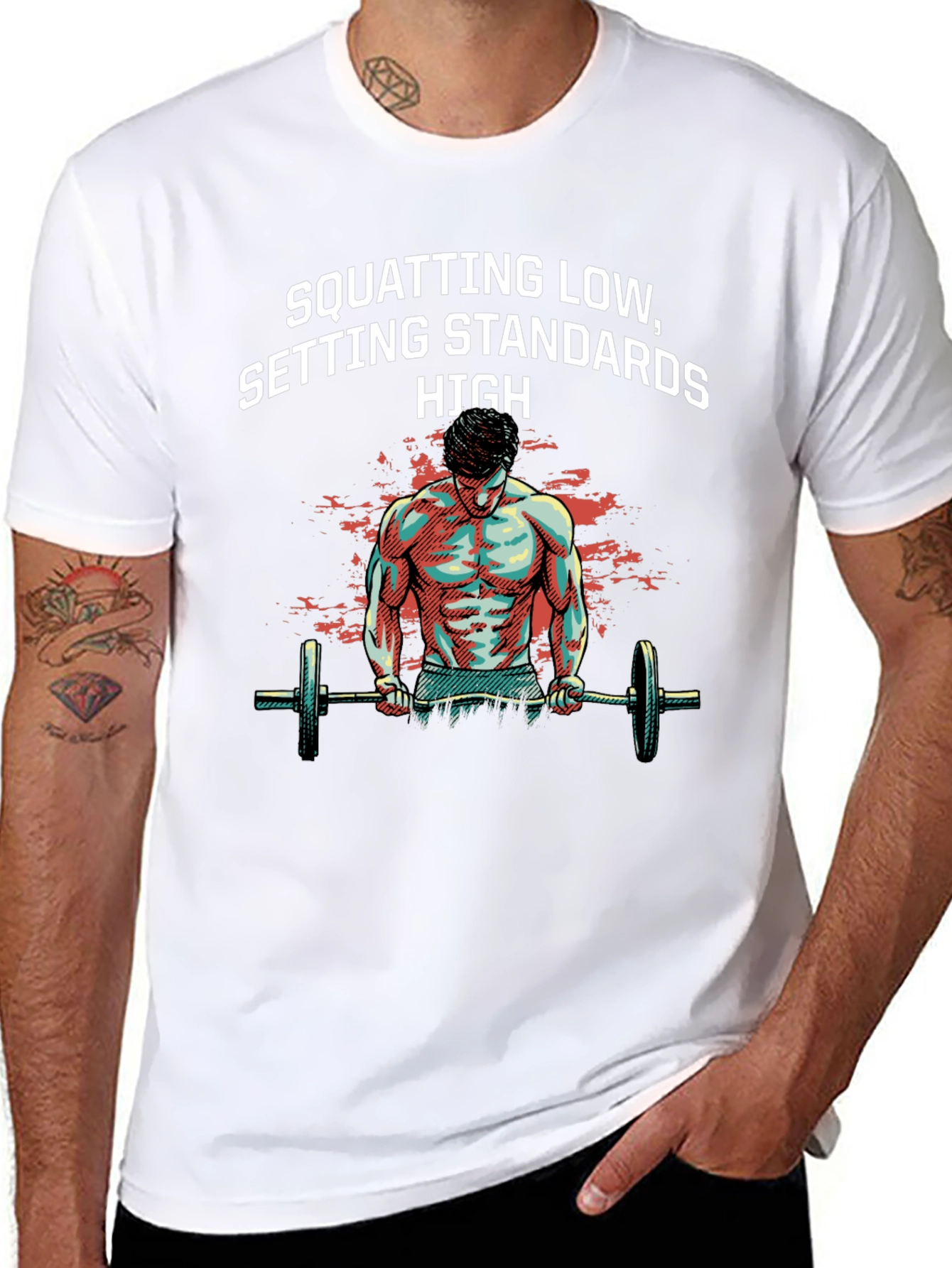 Squatting Standards Graphic Tee - Fitness Apparel