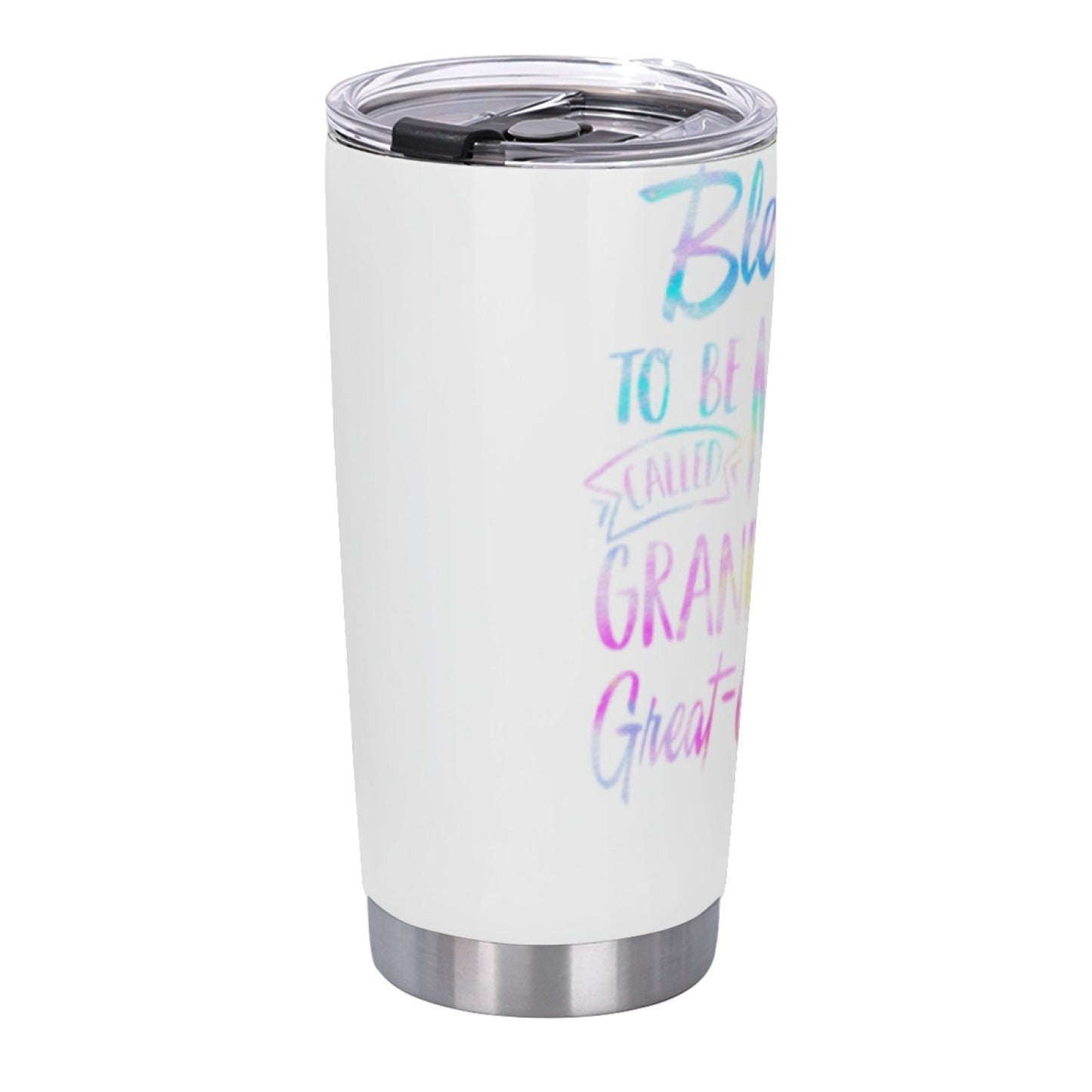 Picnic-Friendly Insulated Graphic Tumbler - Stainless Steel Reusable Cup