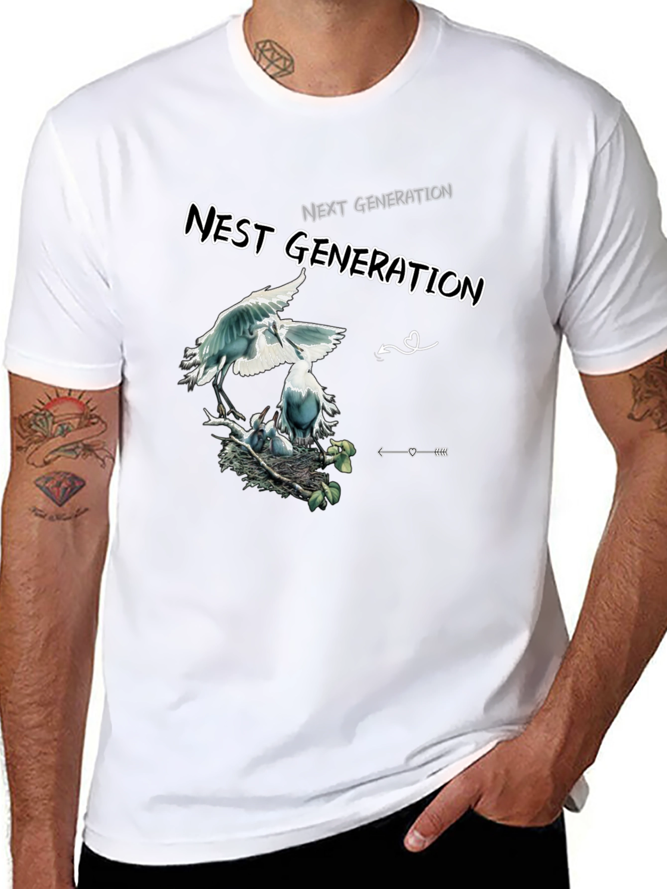 Nest Generation Black Graphic Tee