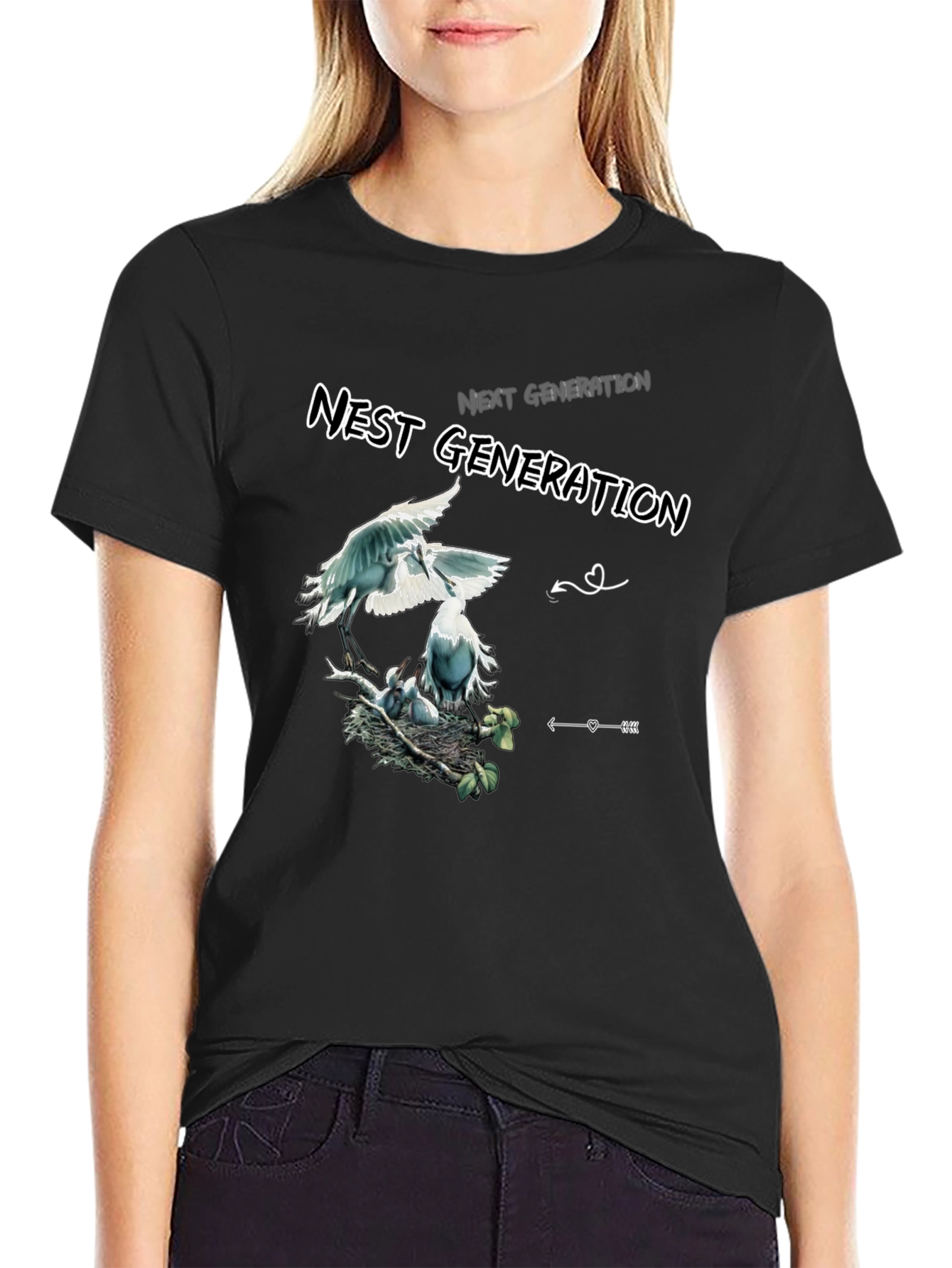 Nest Generation Black Graphic Tee