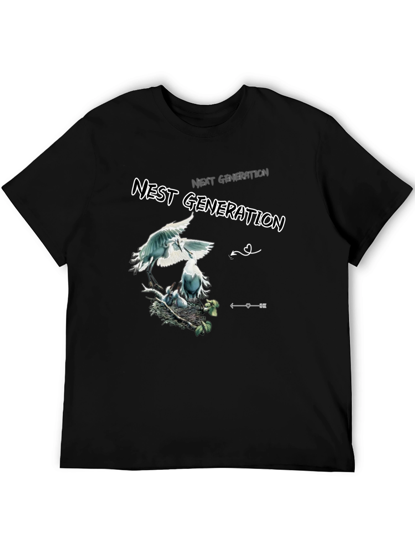 Nest Generation Black Graphic Tee