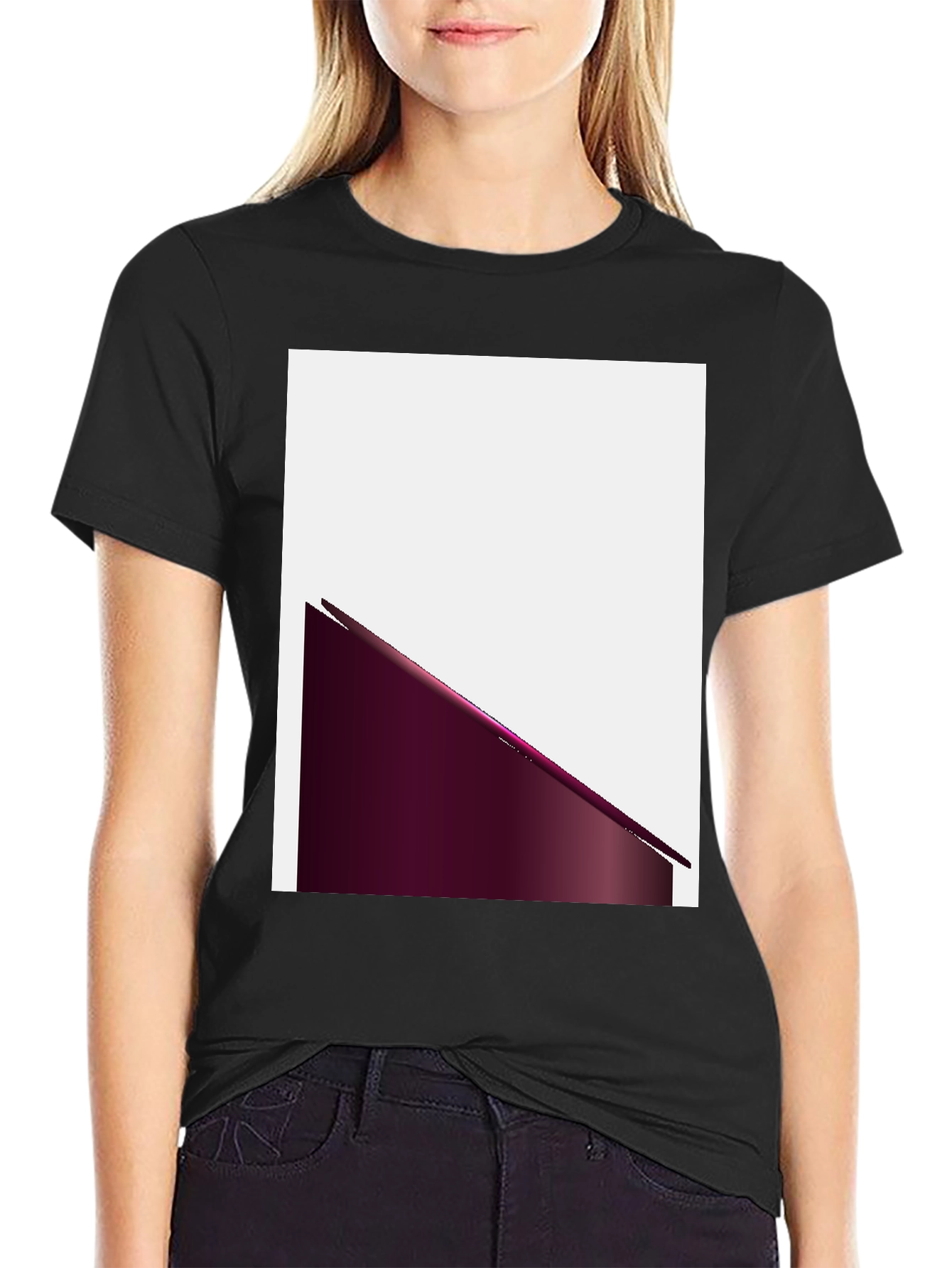 Modern Graphic Tee - Black