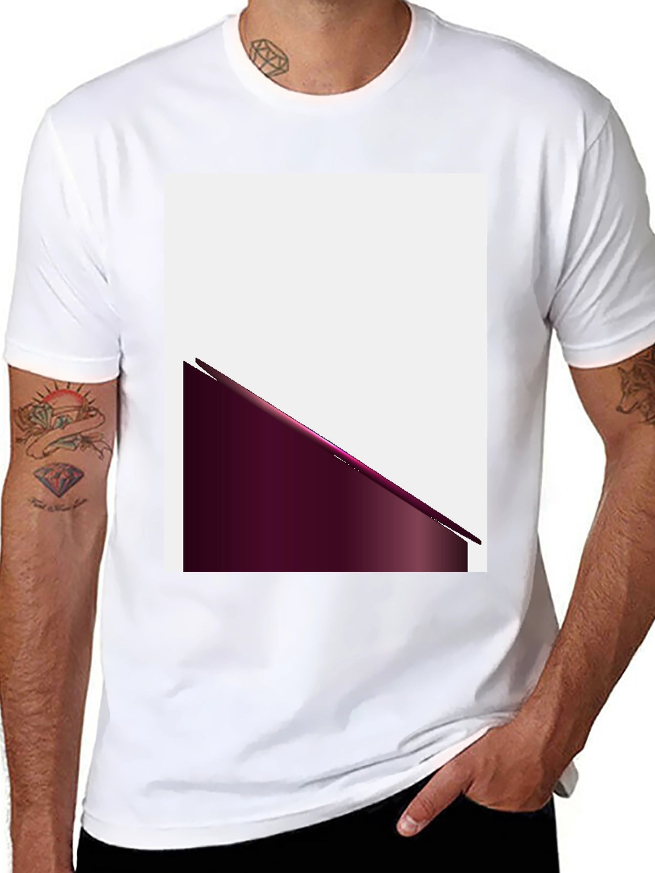 Modern Graphic Tee - Black