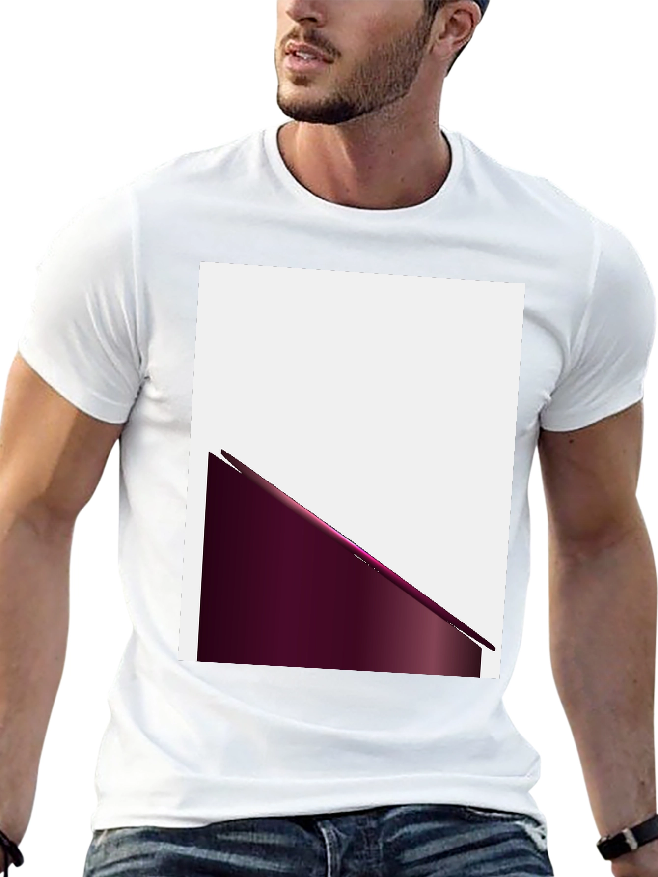 Modern Graphic Tee - Black