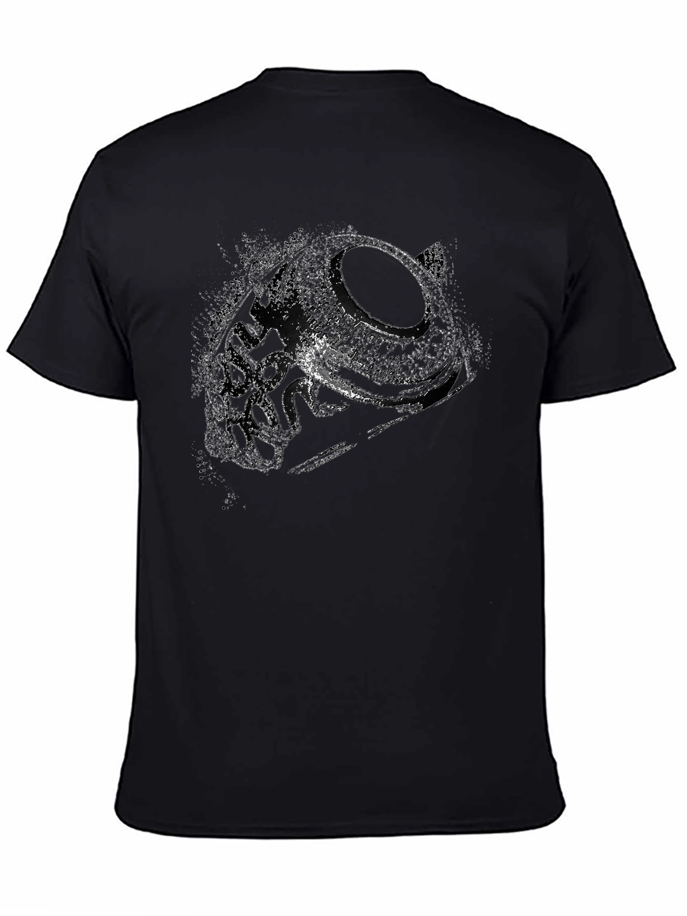 Abstract Black T-Shirt