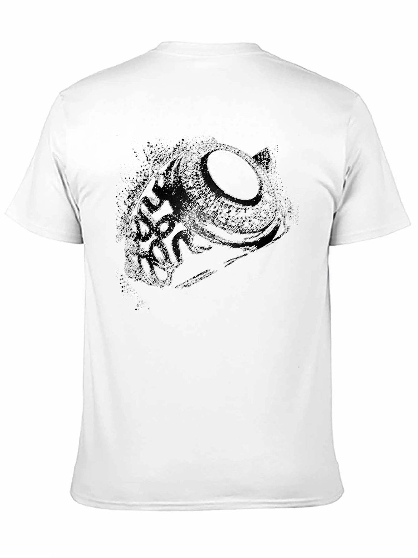 Abstract Black T-Shirt