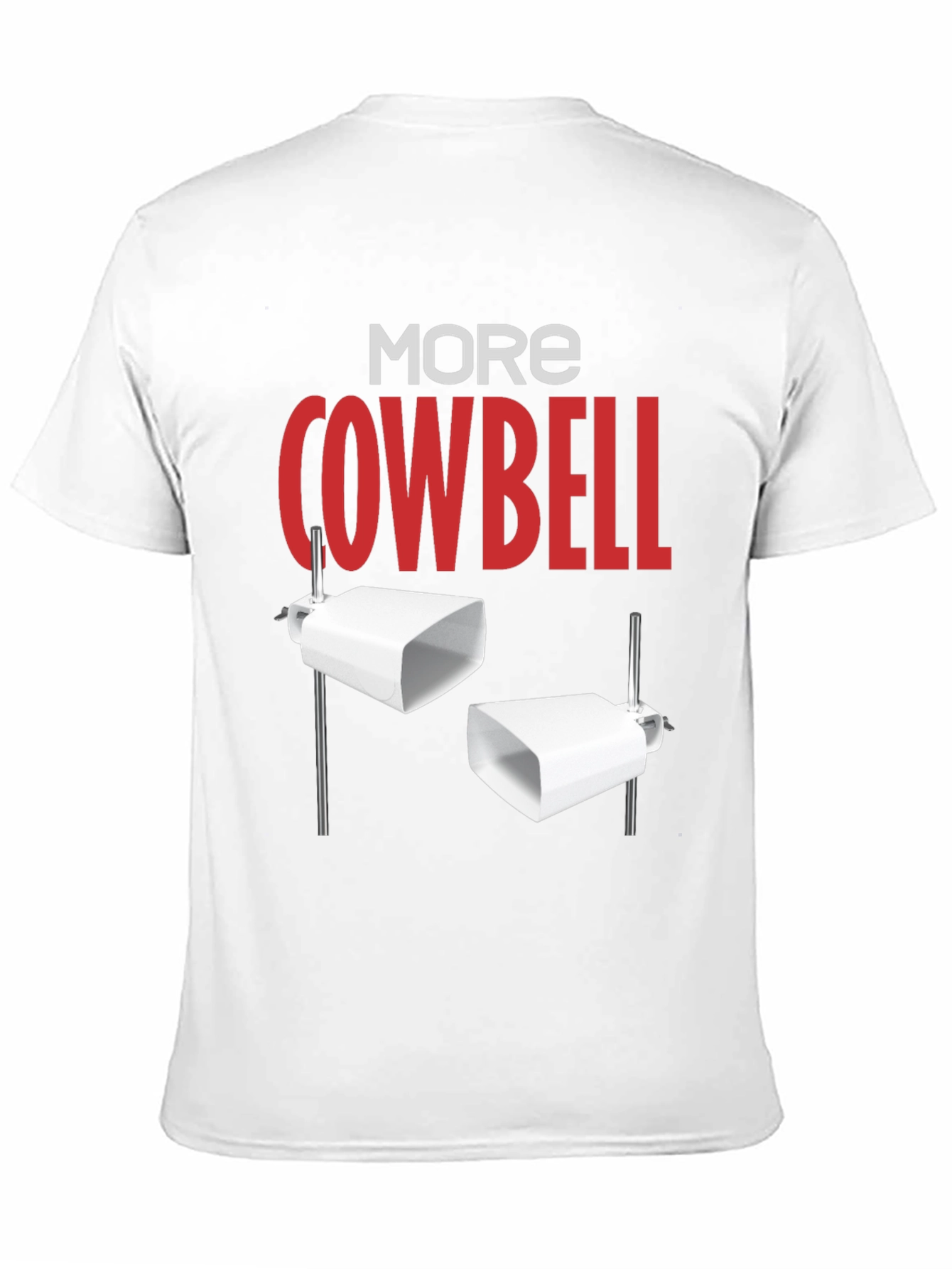 More Cowbell Black Graphic T-Shirt