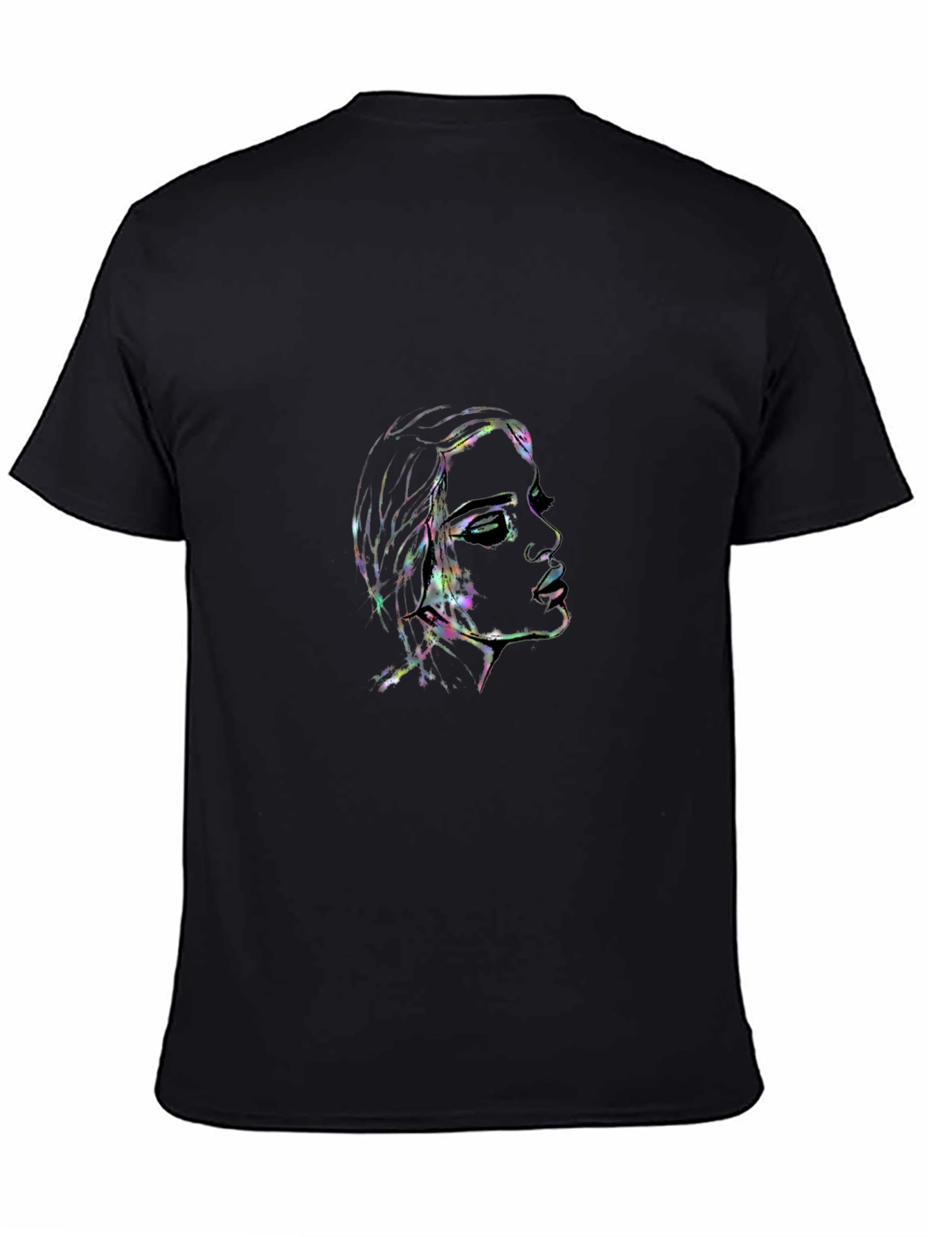 Prismatic Woman Graphic Black T-Shirt