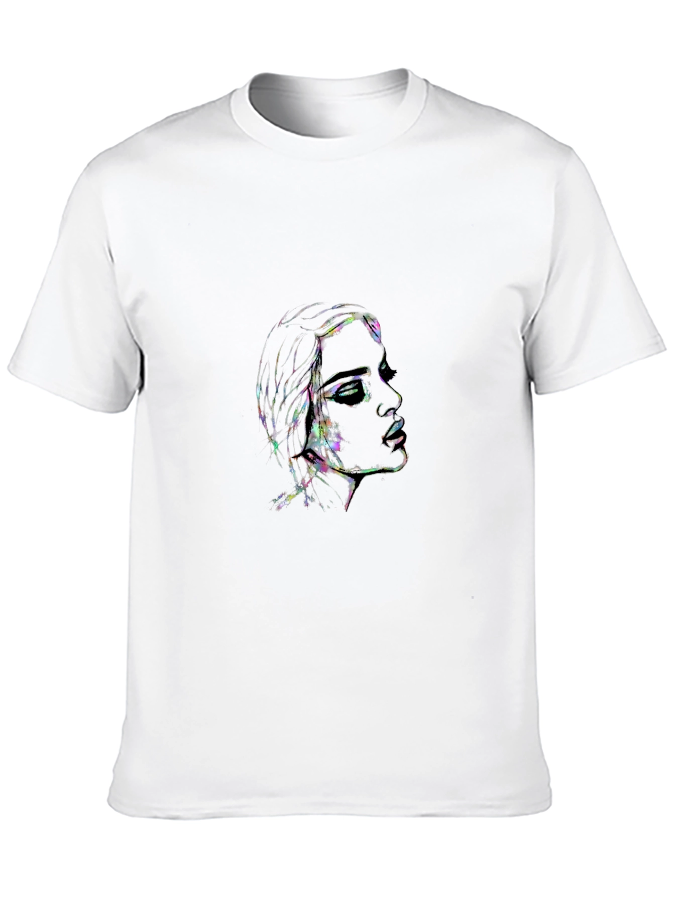 Prismatic Woman Graphic Black T-Shirt