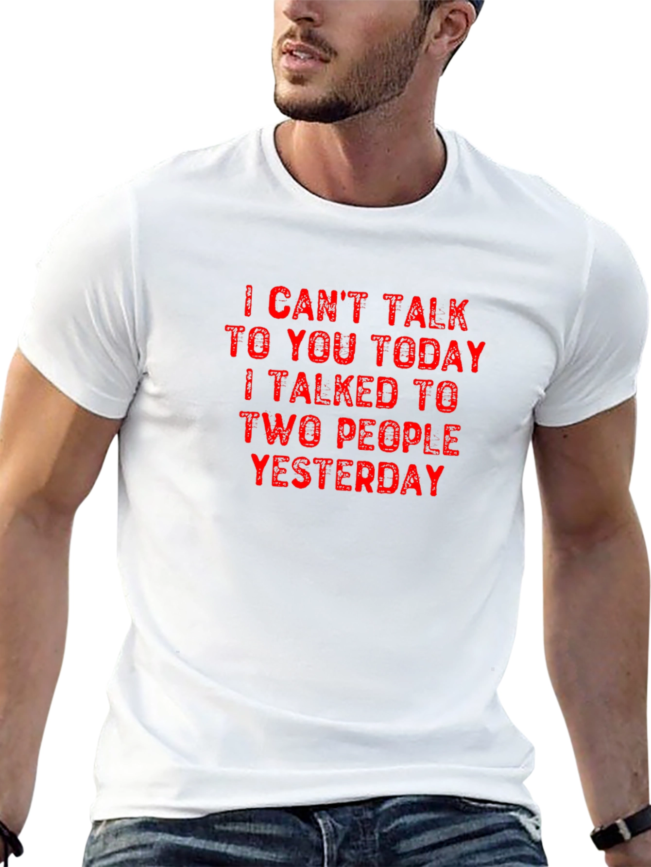 Funny I Cant Talk Today T-Shirt
