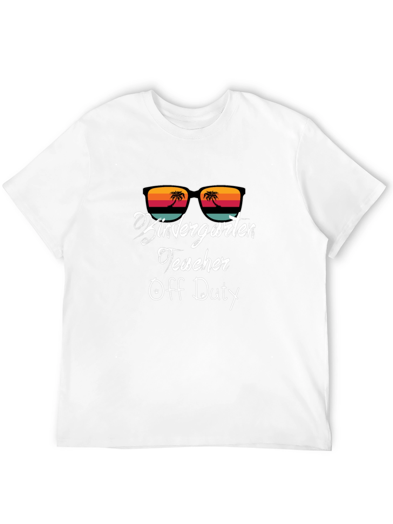 Kindergarten Teacher Off Duty Black T-Shirt