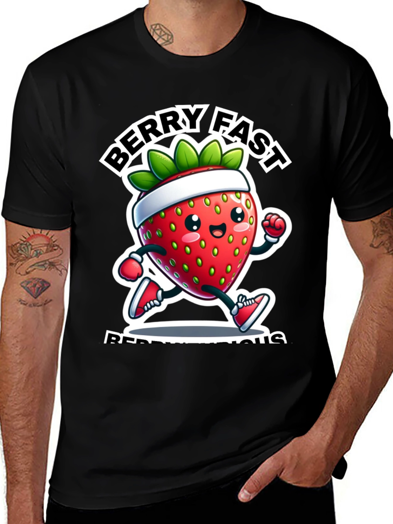 Berry Fast Graphic Tee