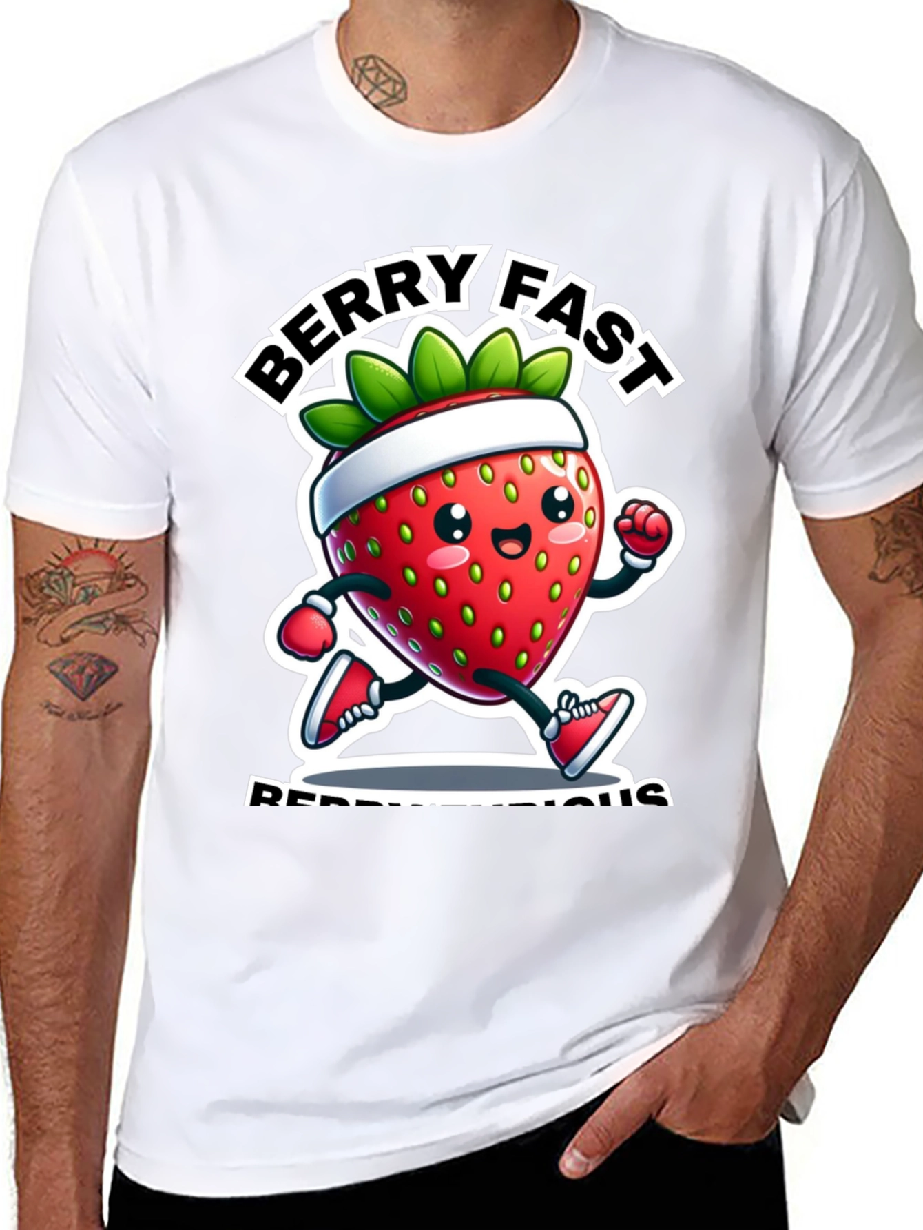 Berry Fast Graphic Tee