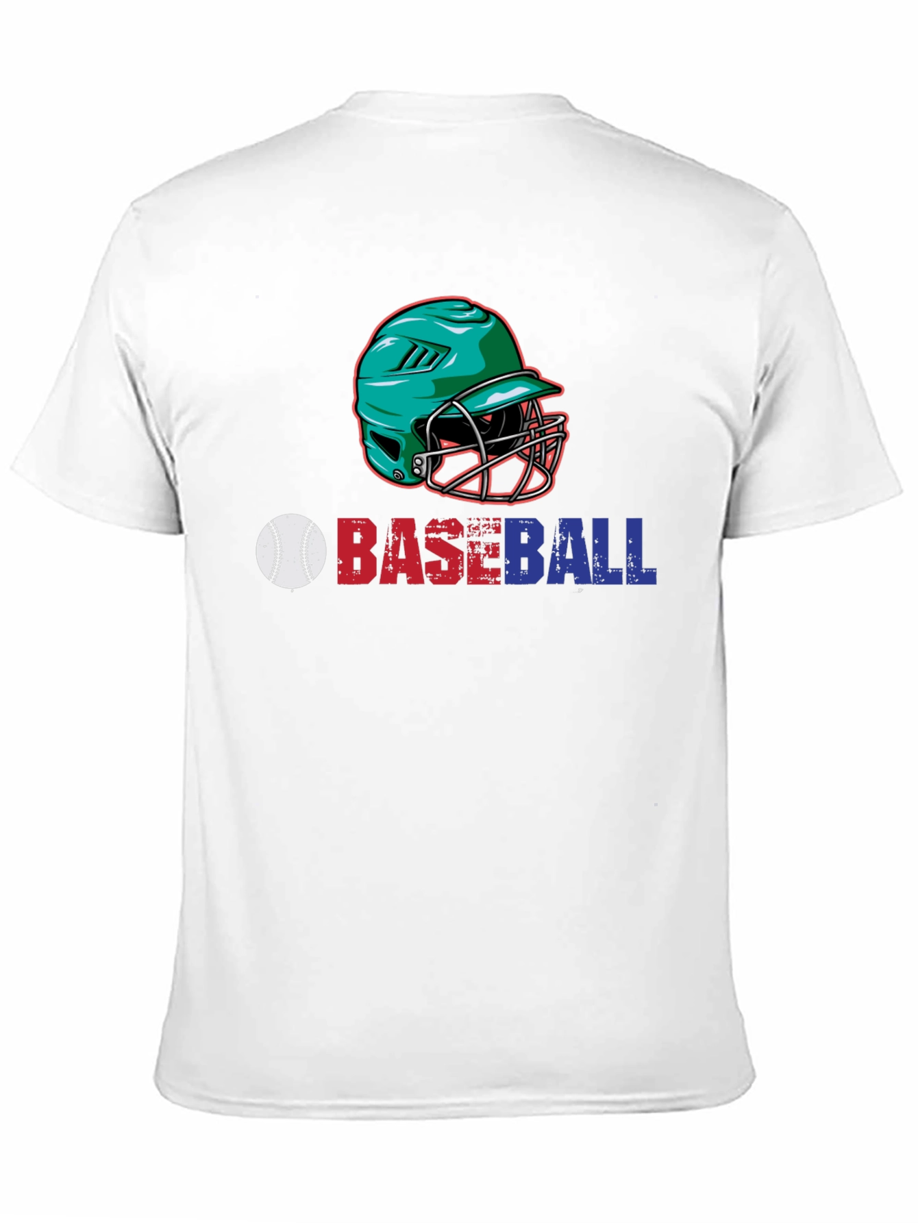 Baseball Helmet Graphic T-Shirt