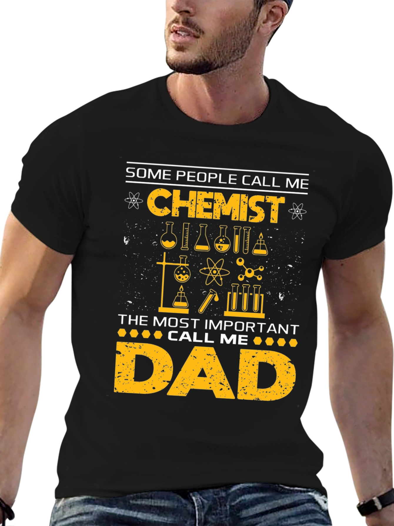Chemist Dad T-Shirt - Science Fathers Day Gift